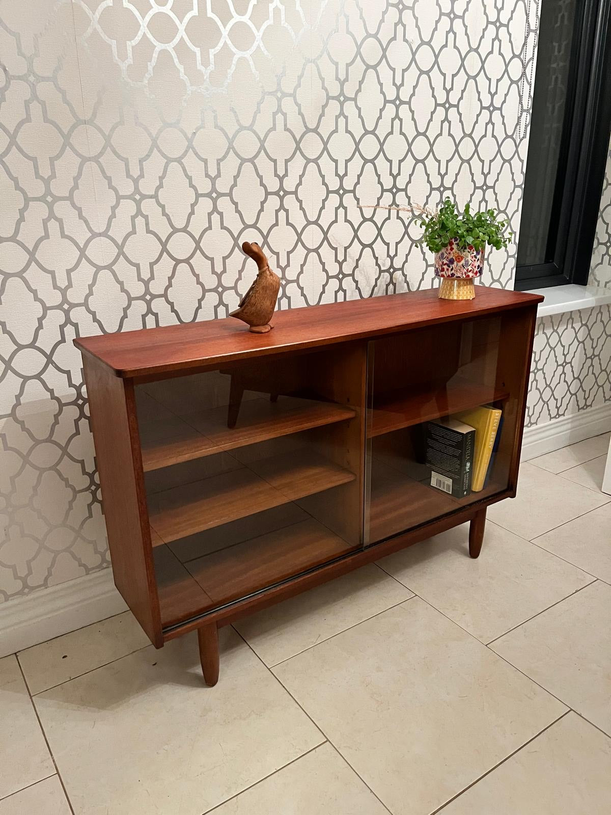 Petite mid century bookcase