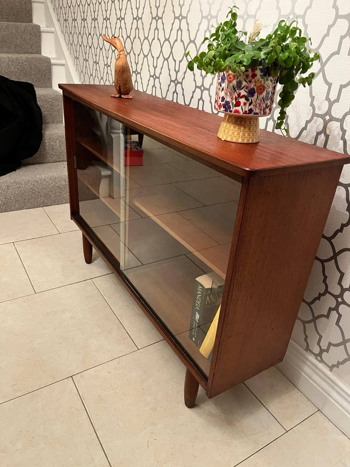 Petite mid century bookcase