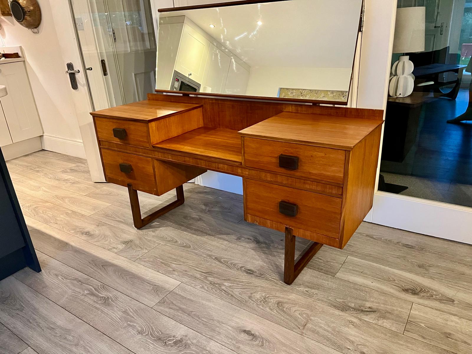 Restored retro dressing table with mirror by Grace & Joy Furniture