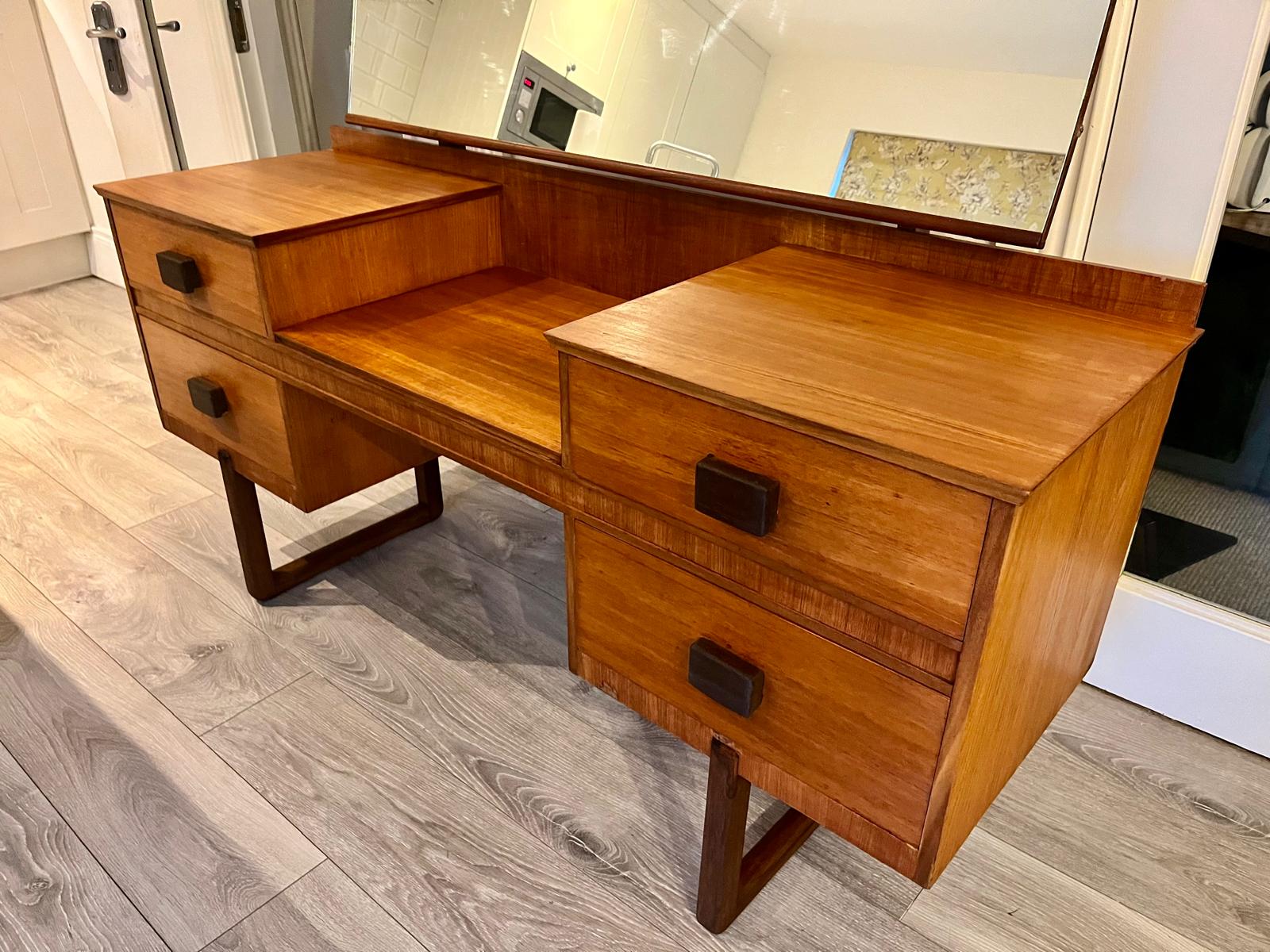 Restored retro dressing table with mirror by Grace & Joy Furniture