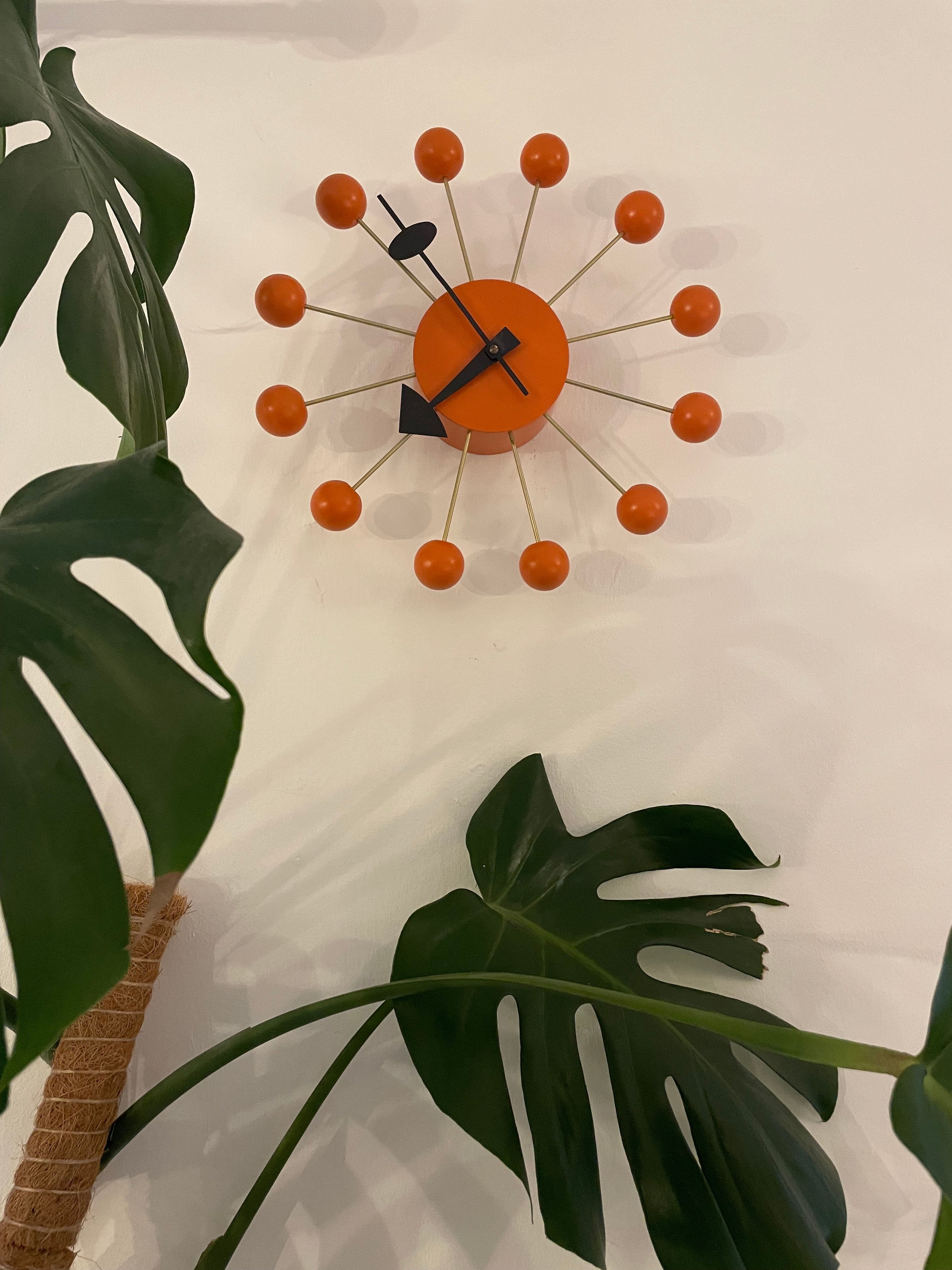 Rare Vitra Ball Clock by George Nelson. Vitra Design Museum. Jacqueline Nelson