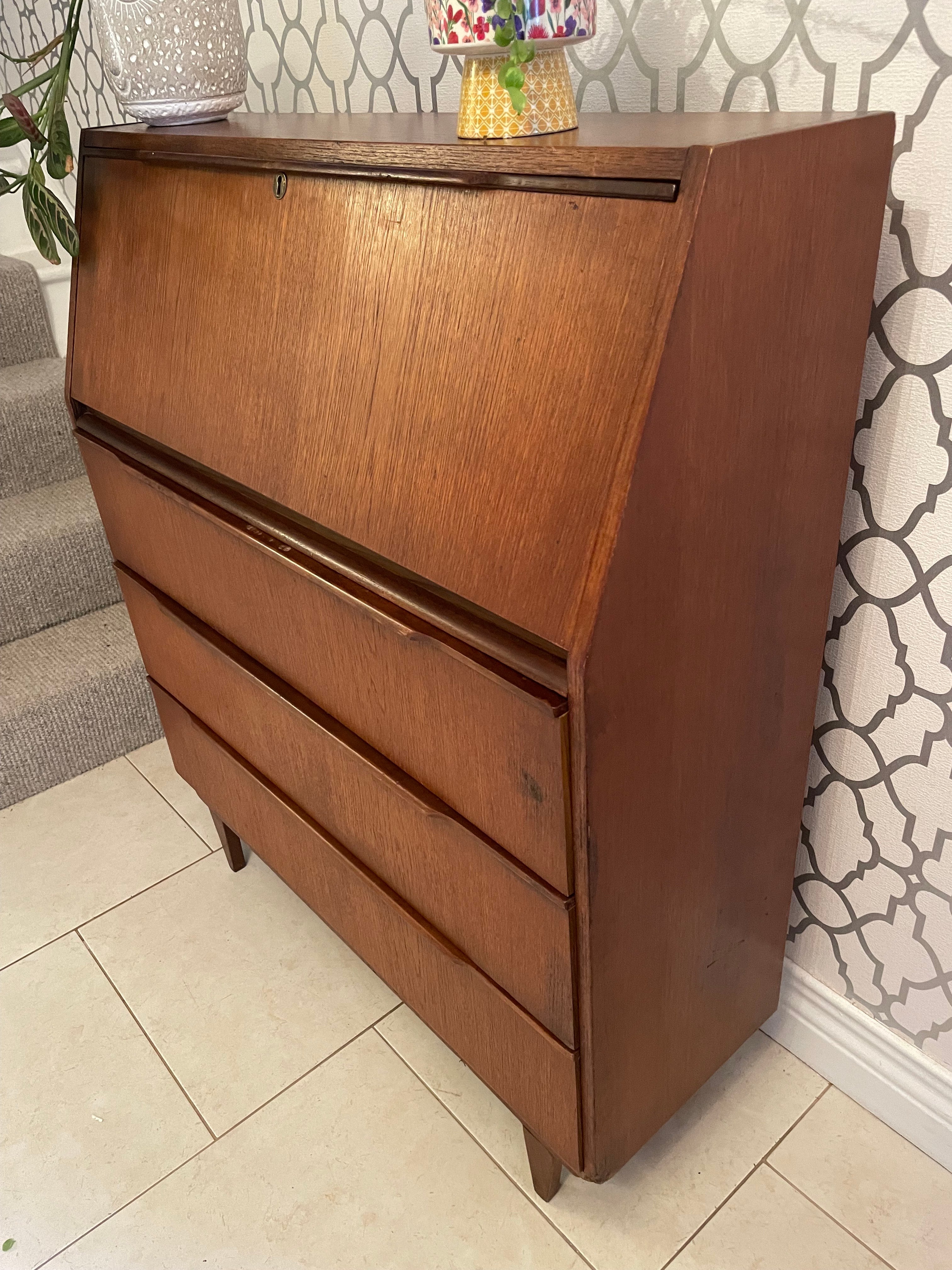 1960's Teak Bureau by SF Quinn