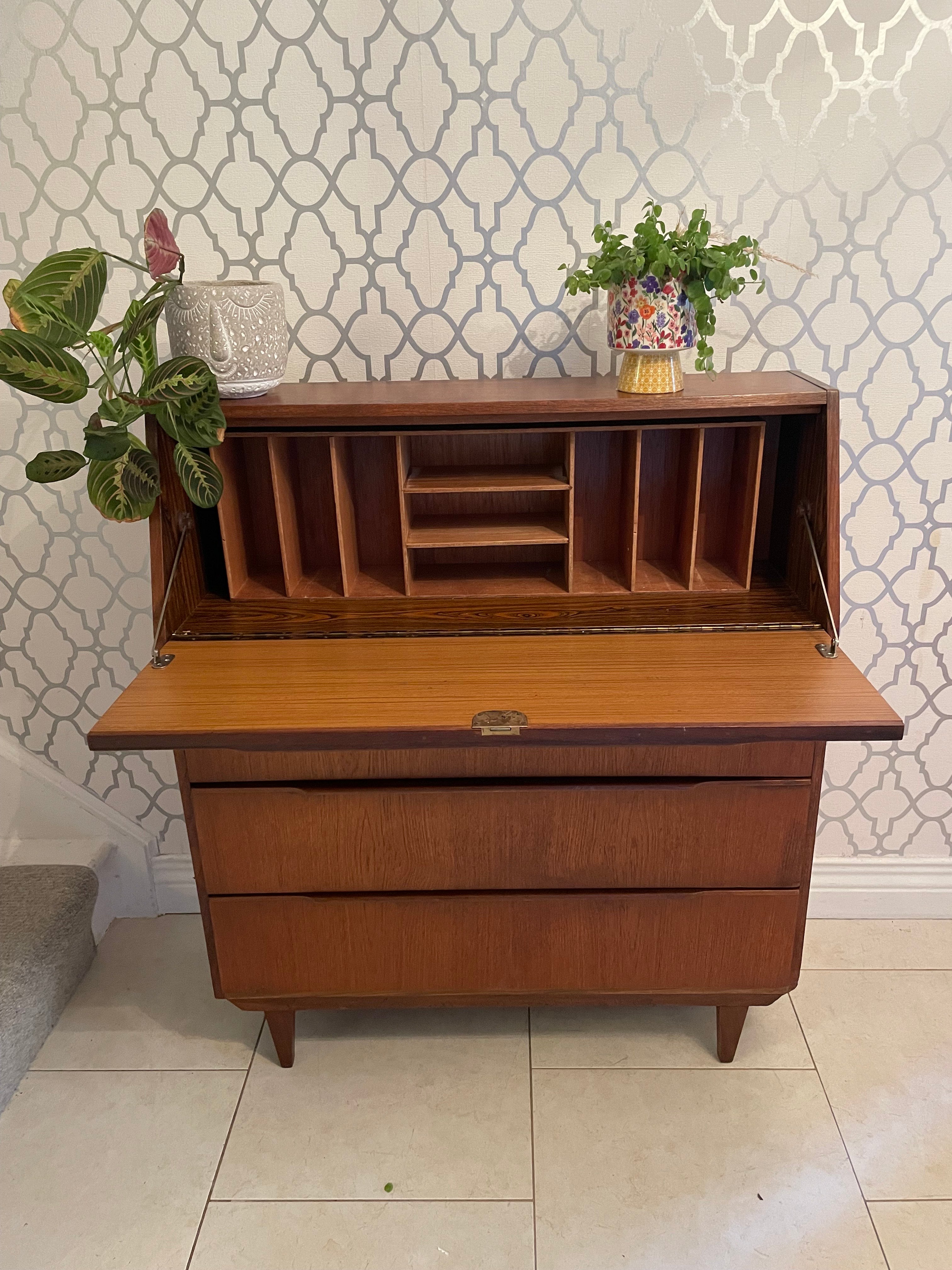 1960's Teak Bureau by SF Quinn