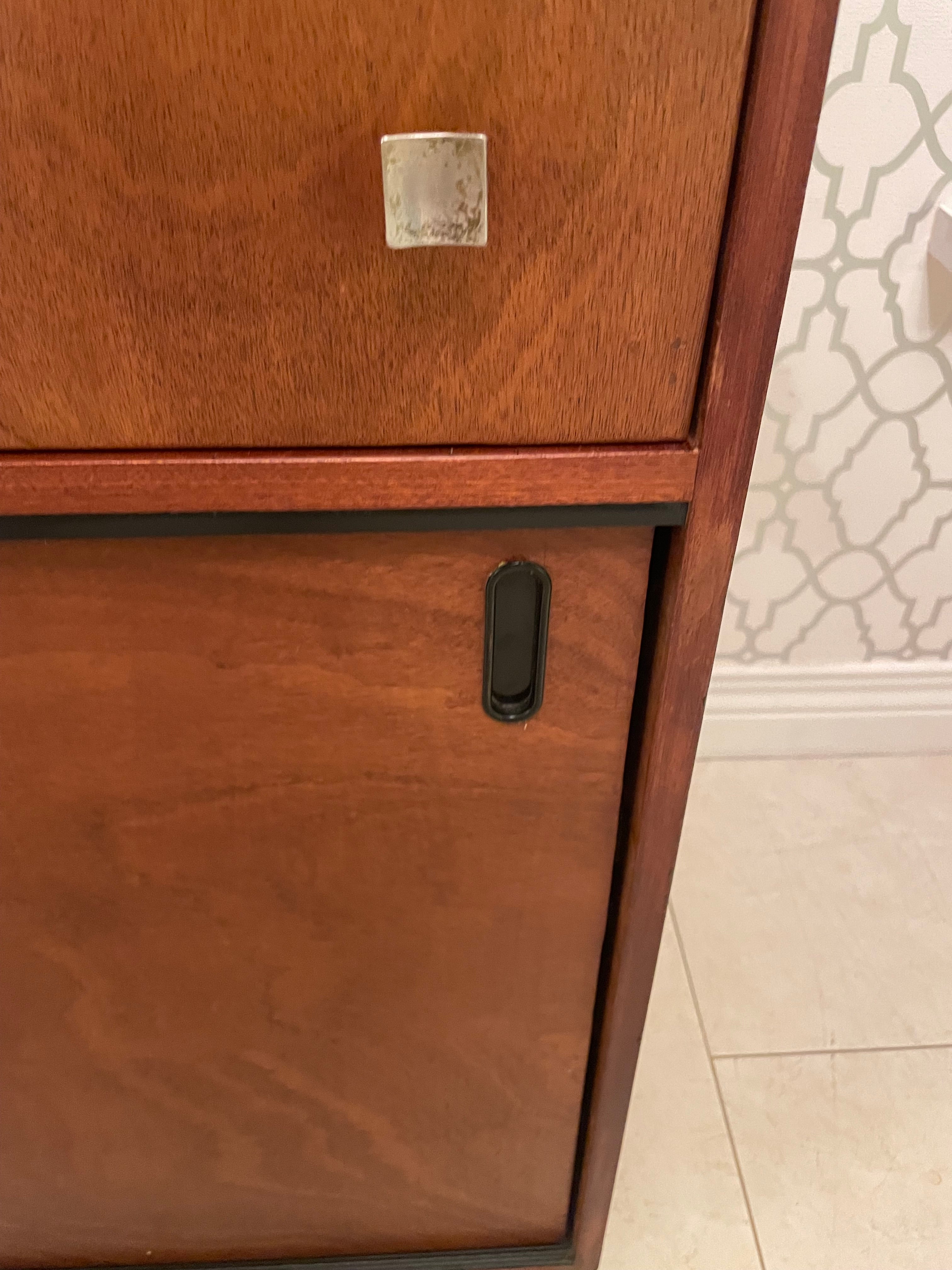 Mid Century modern minimalist display cabinet