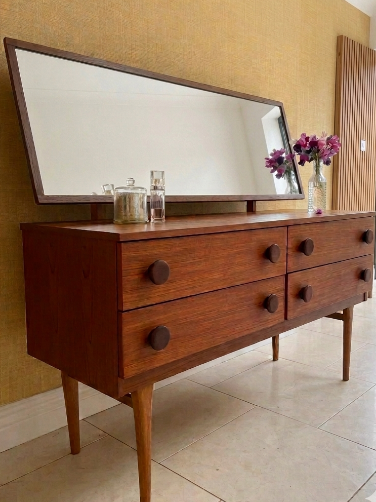 Restored Mid Century Dressing Table by Grace & Joy Furniture