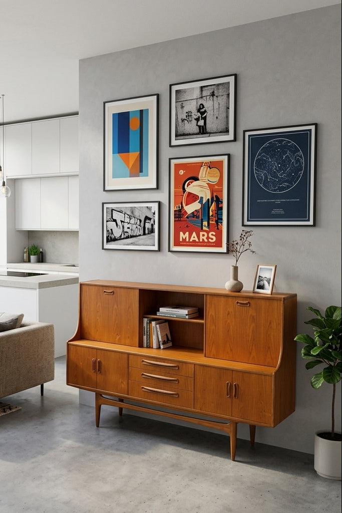 G-Plan Fresco Teak Cocktail Sideboard by Victor Wilkins.