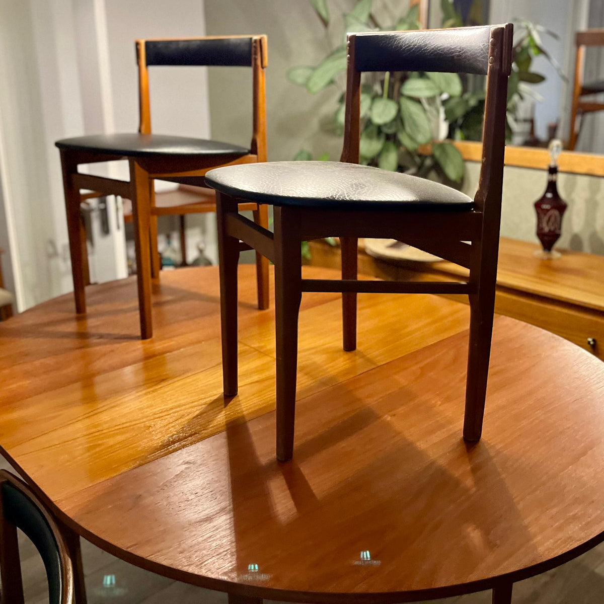 Restored Dining Table & 4 chairs by McIntosh