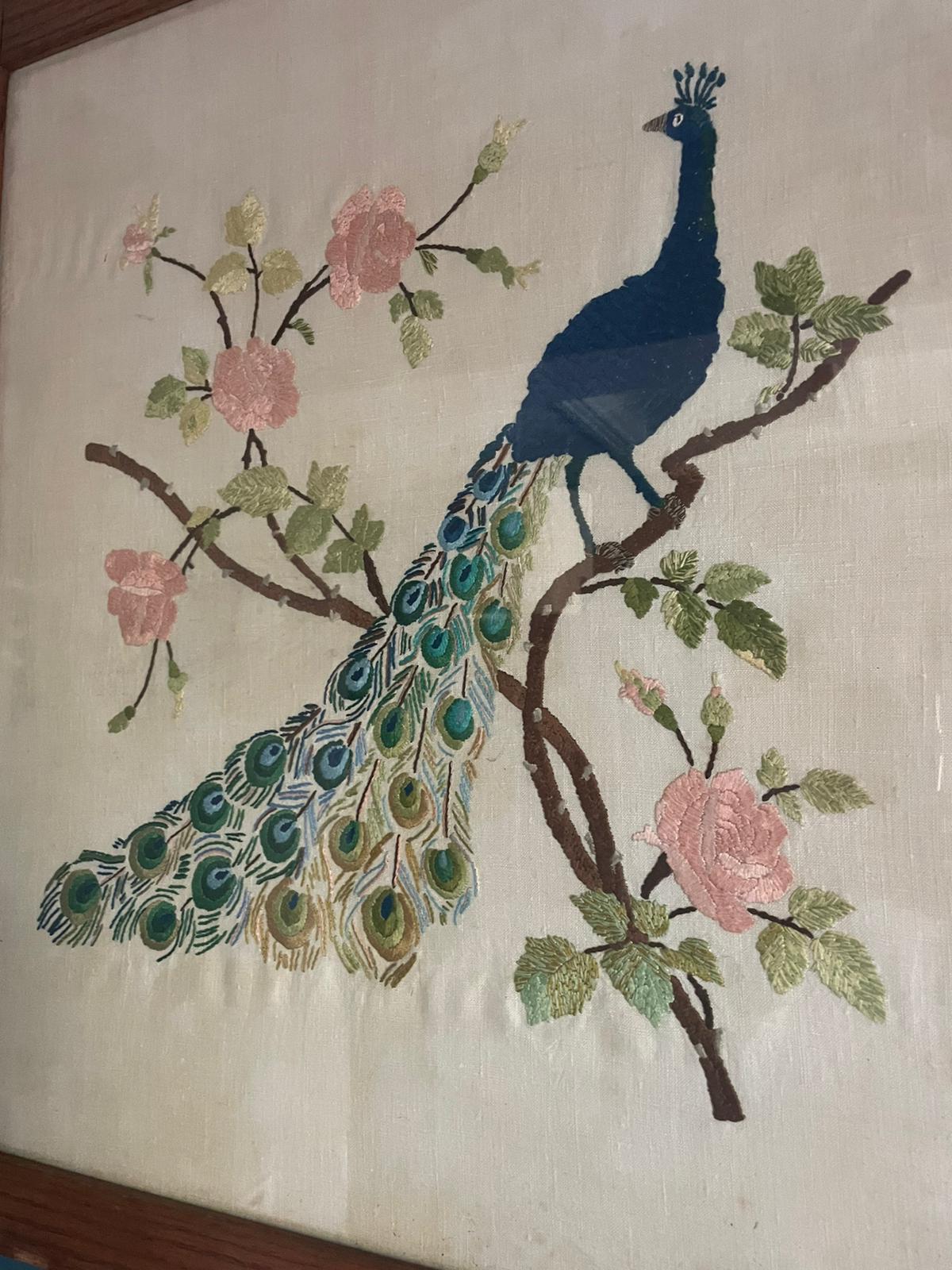 Vintage Peacock Tapestry picture