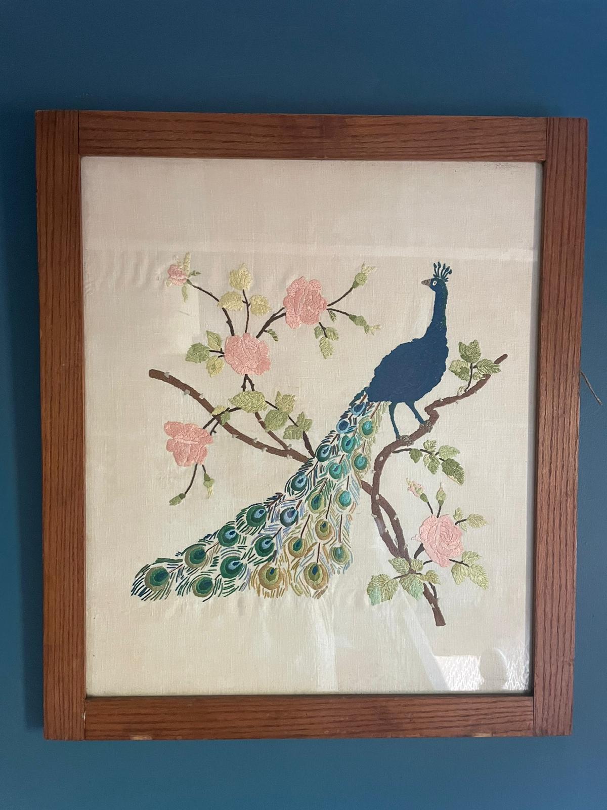 Vintage Peacock Tapestry picture