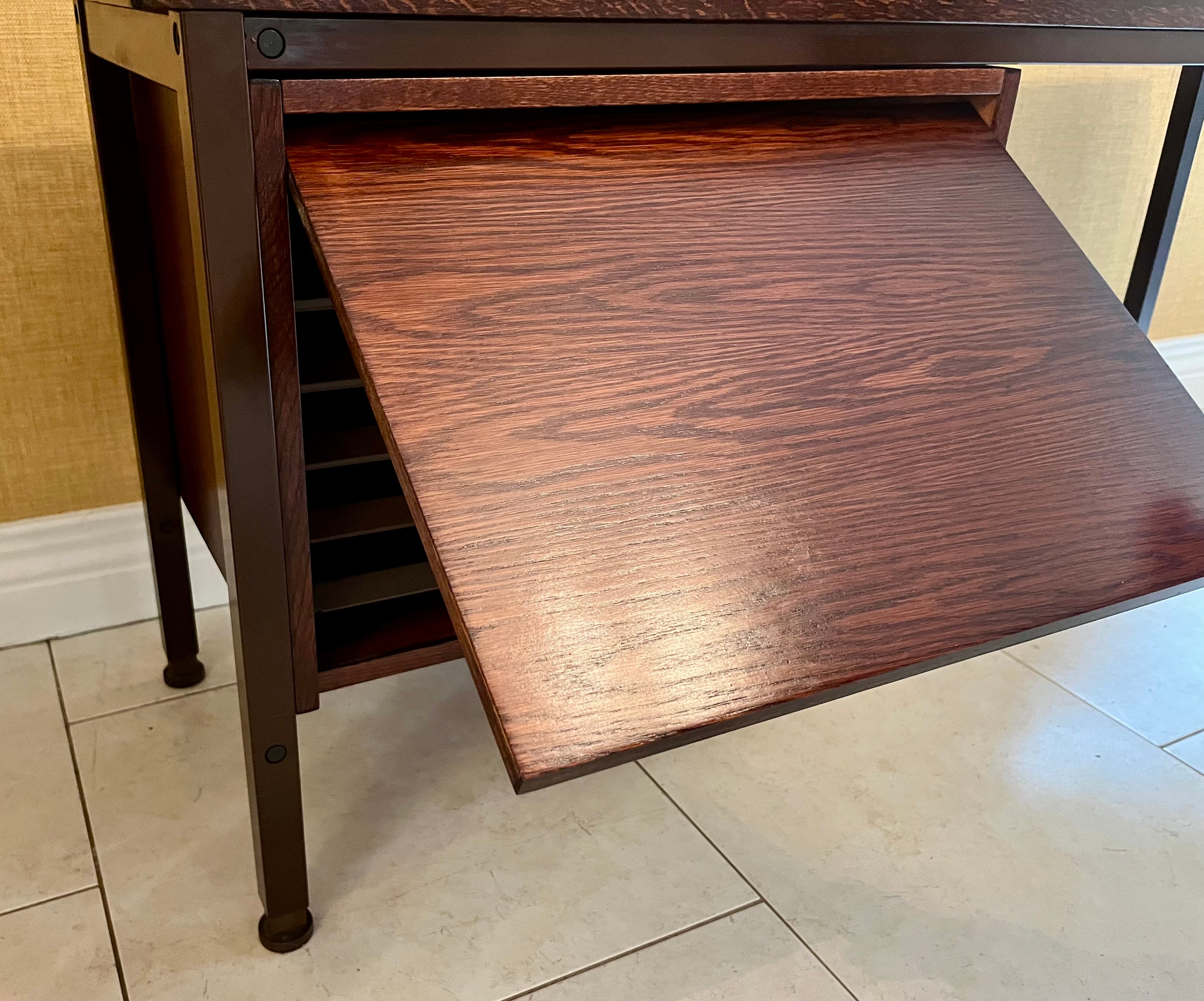 Rare rosewood grain bondo gravesen Vintage writing desk with adjustable height by Grace & Joy Furniture
