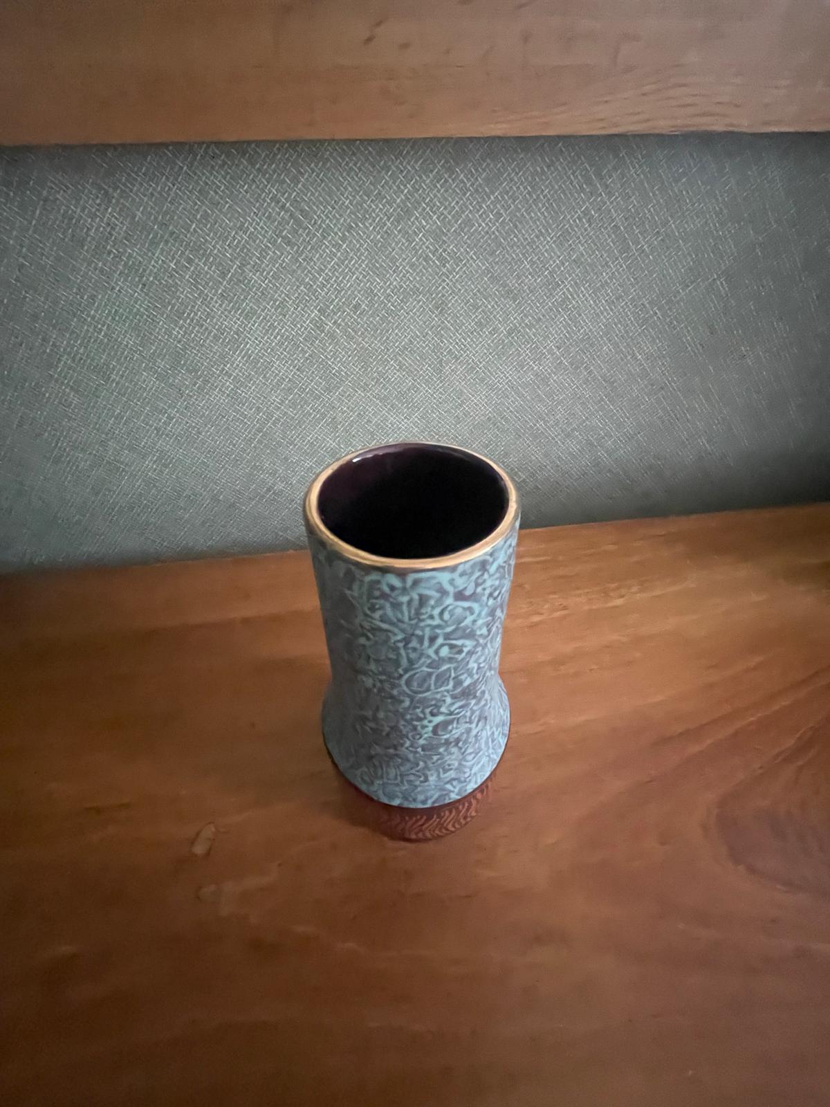 Jasba West German Marble Ground Vase