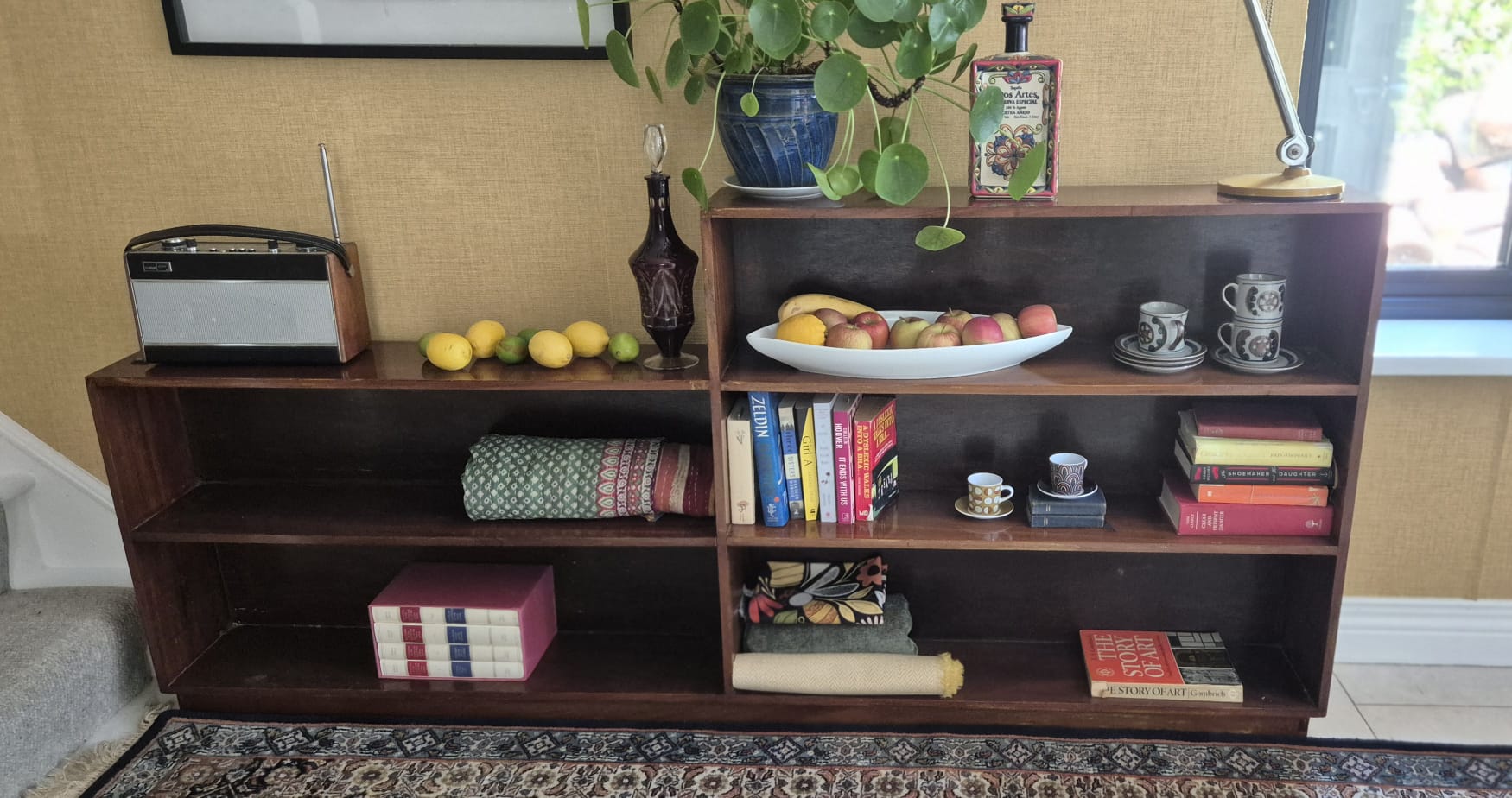Large mahogany bookcase by Grace & Joy Furniture