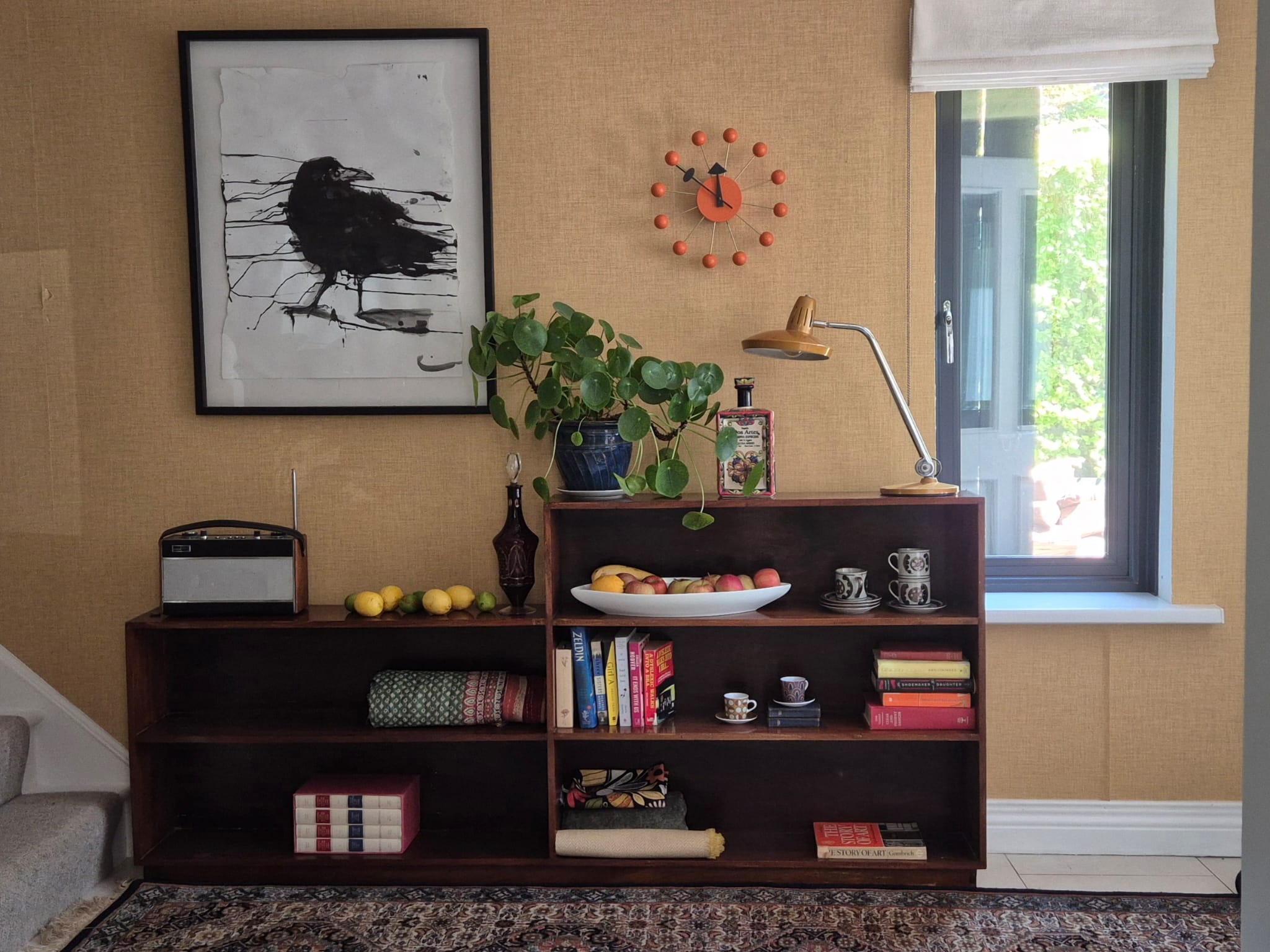 Large mahogany bookcase by Grace & Joy Furniture