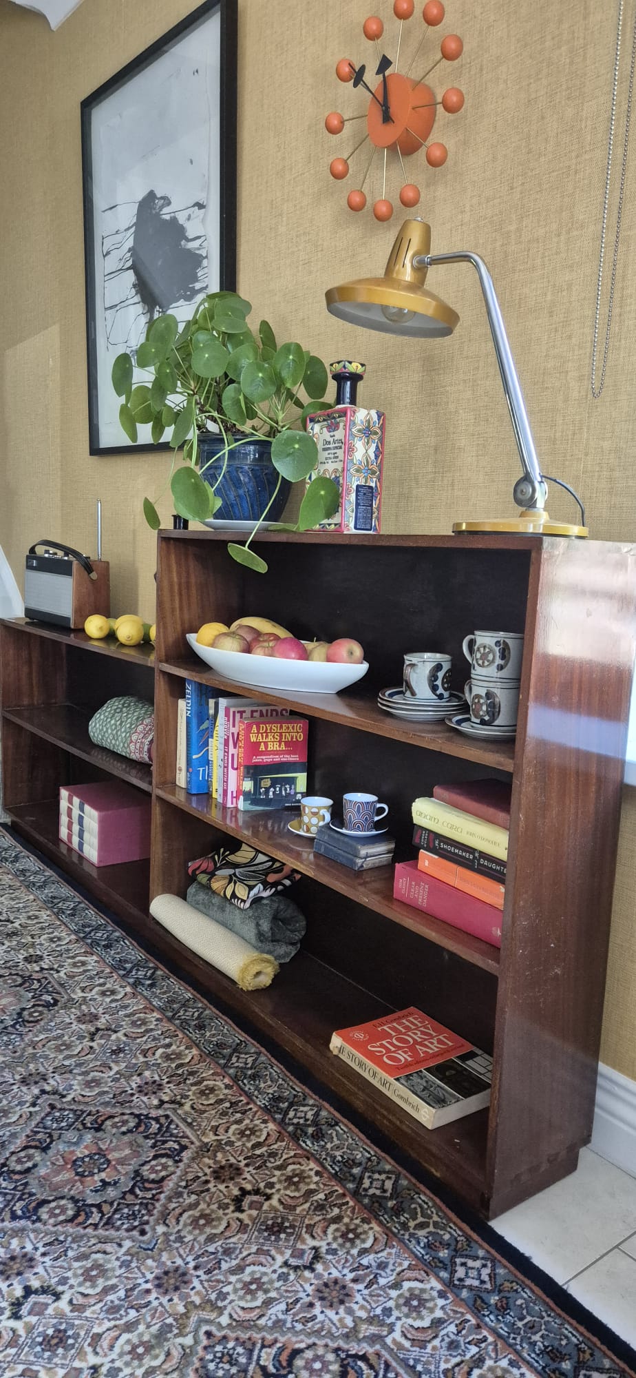 Large mahogany bookcase by Grace & Joy Furniture
