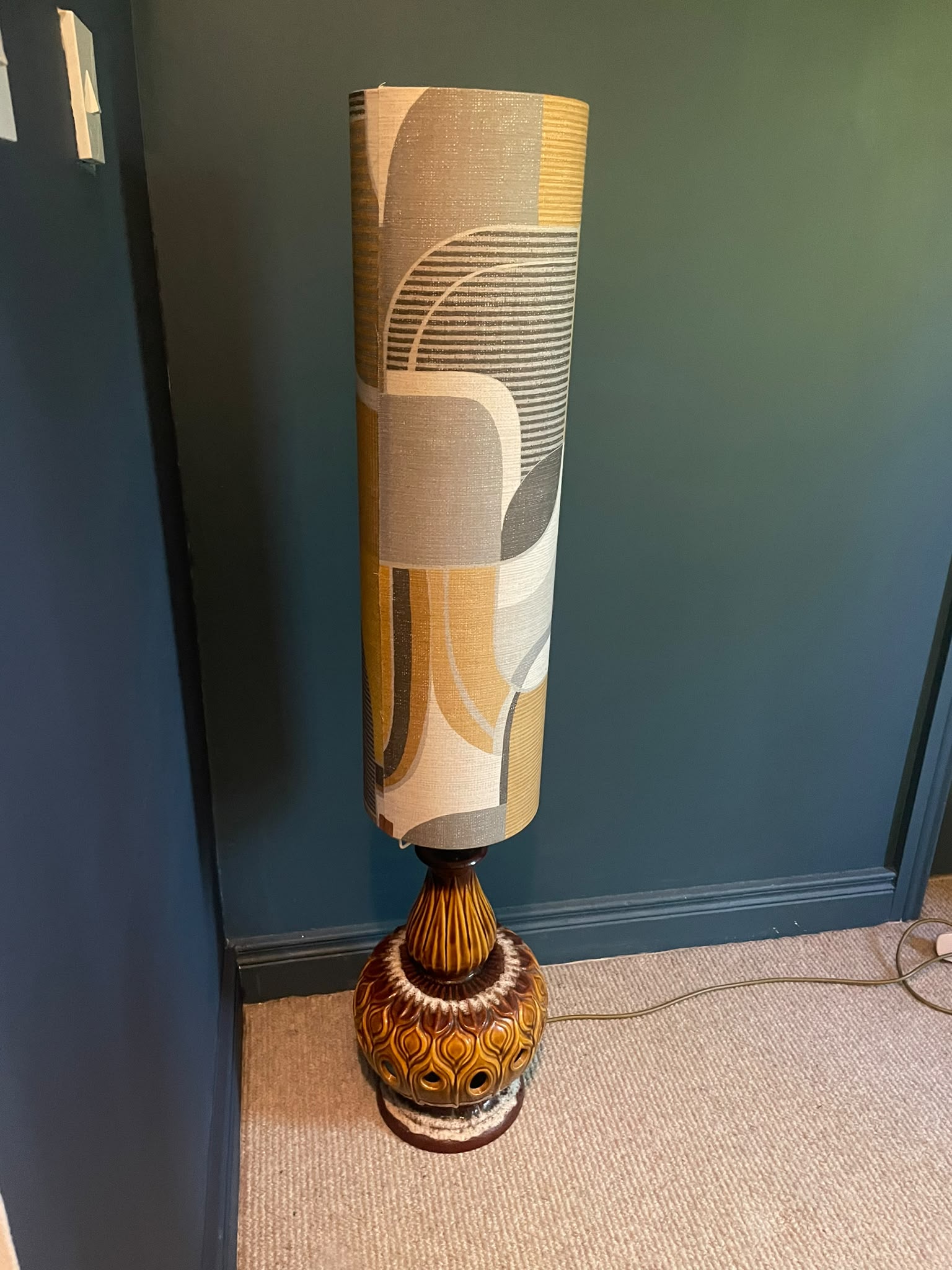 large West German Table lamp by Grace & Joy Furniture