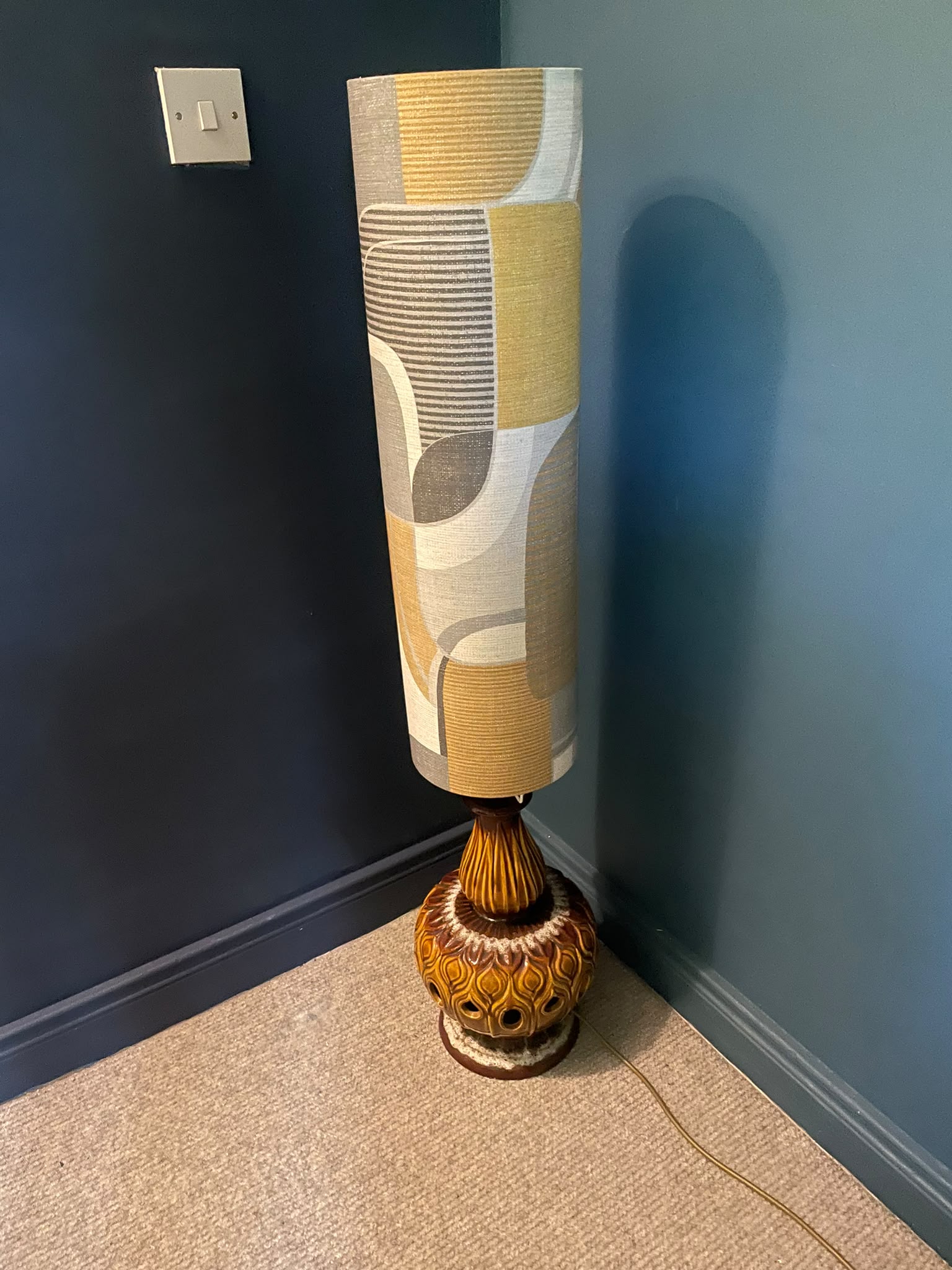 large West German Table lamp by Grace & Joy Furniture
