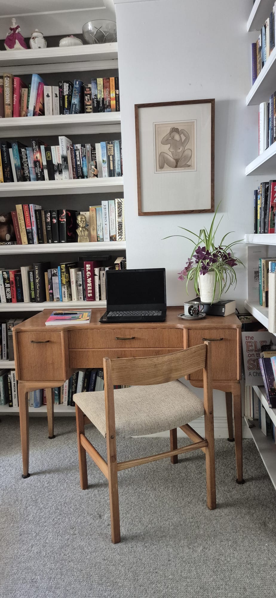 Lebus oak desk from the 1960's