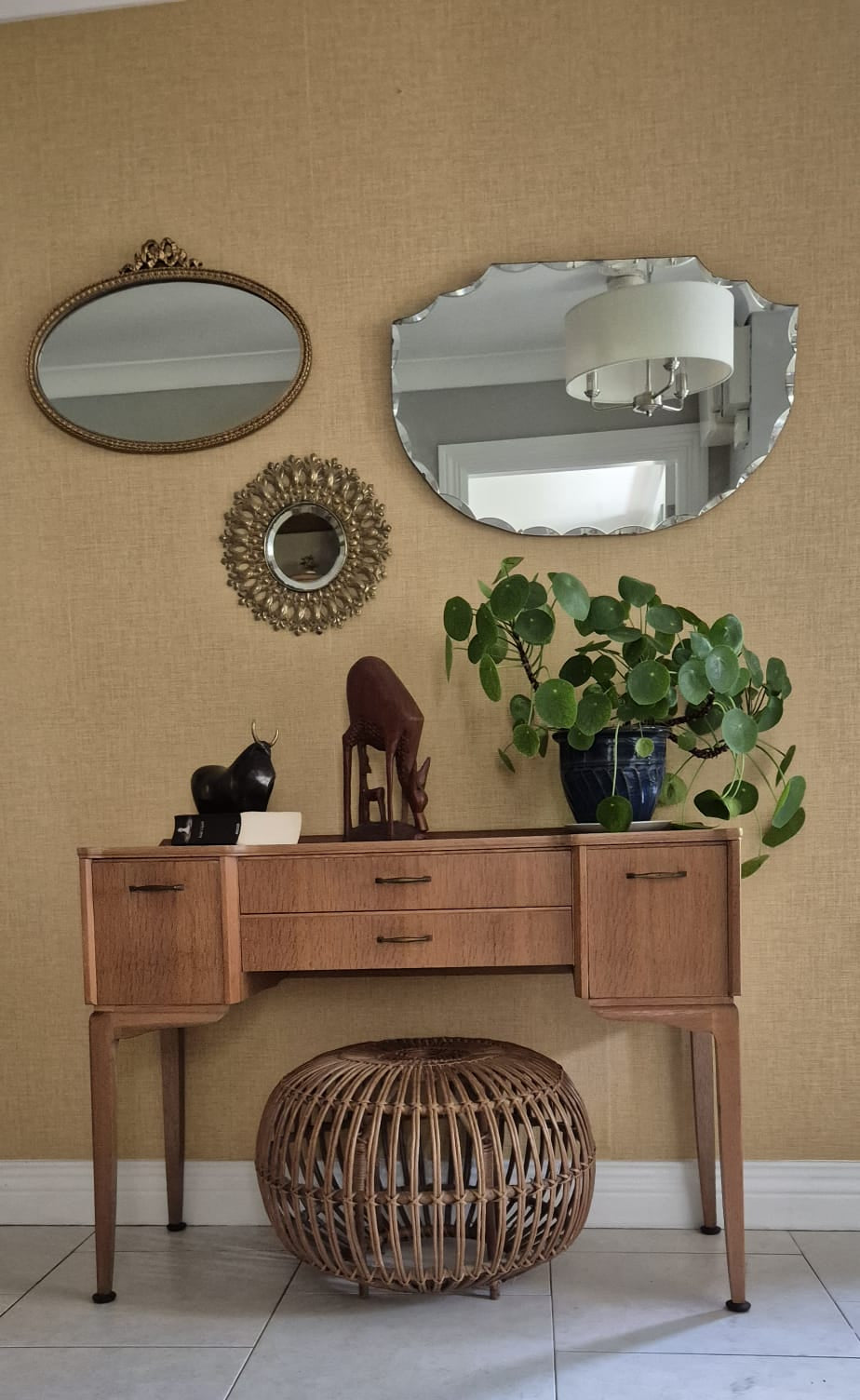 Lebus Oak 1960's desk by Grace & Joy Furniture
