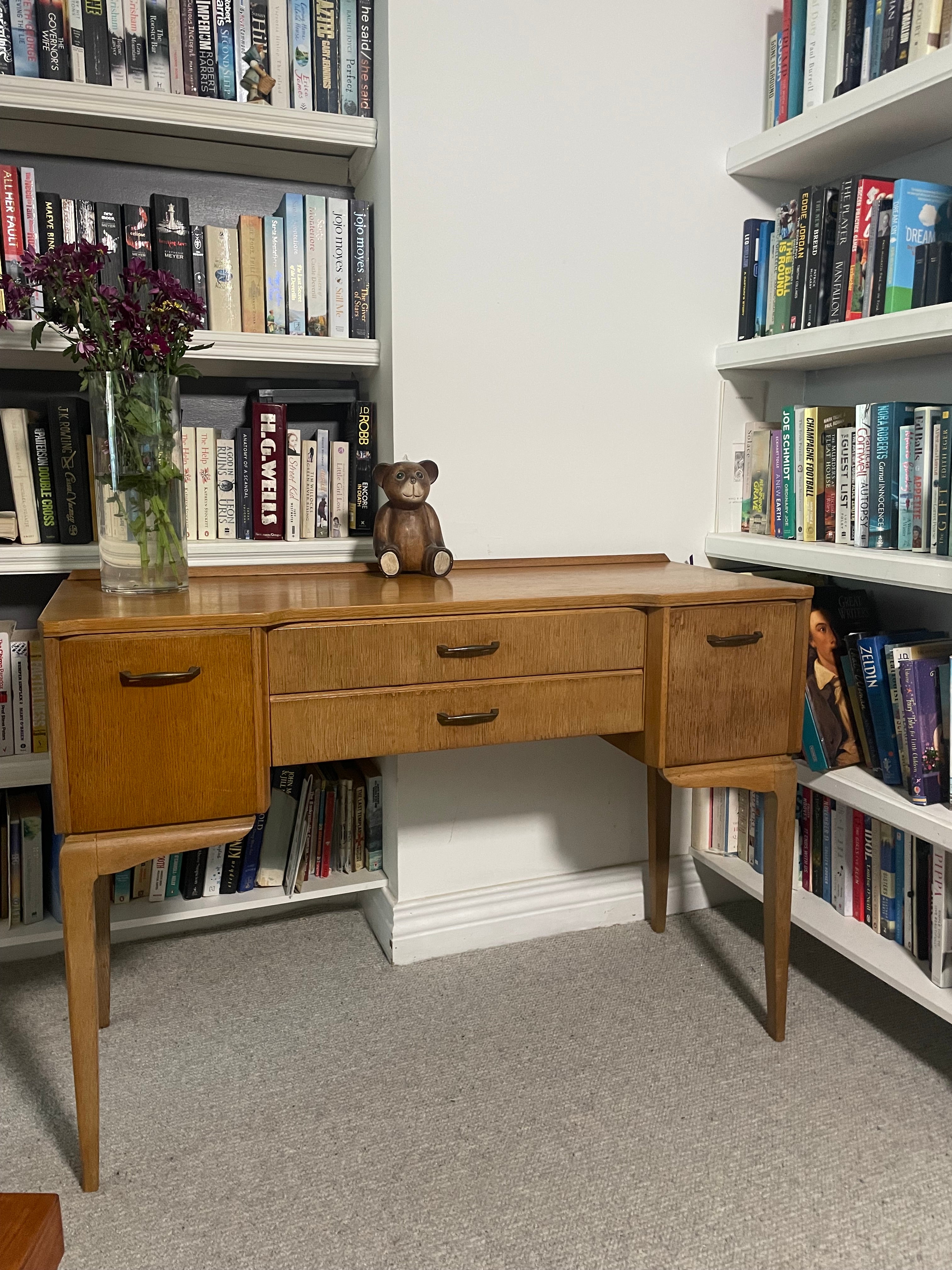 Mid Century Oak link table