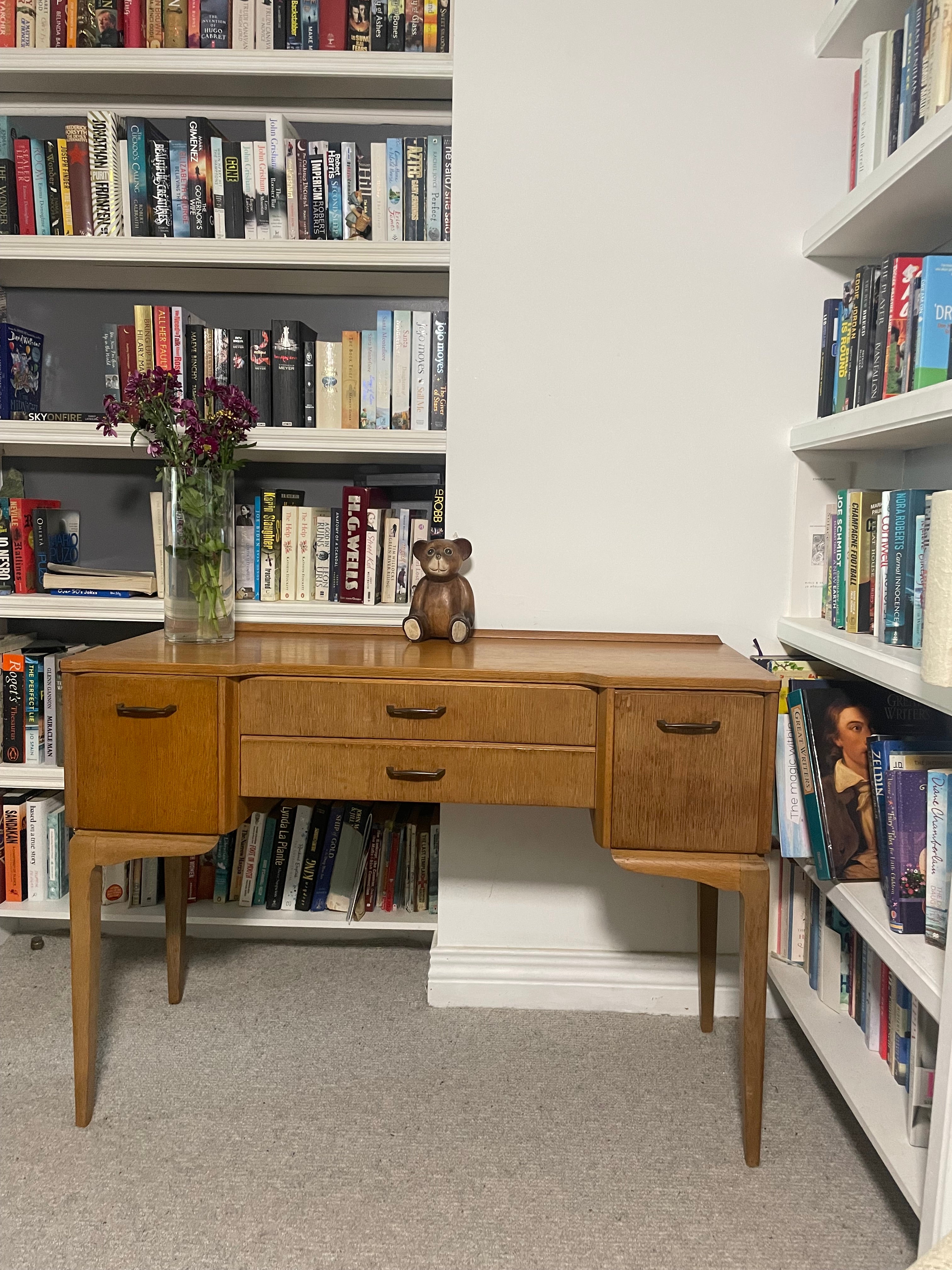 Mid Century Oak link table