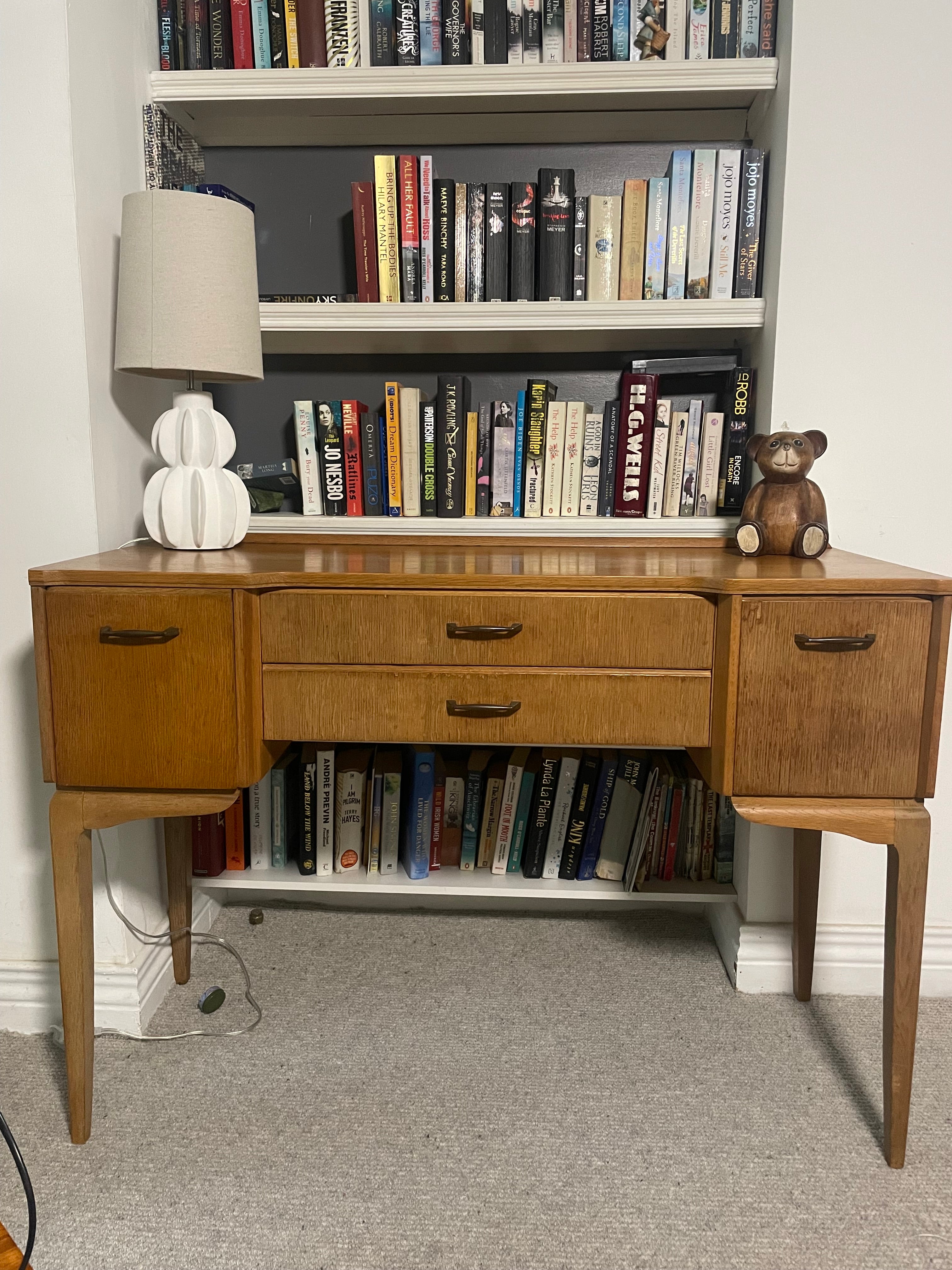 Mid Century Oak link table