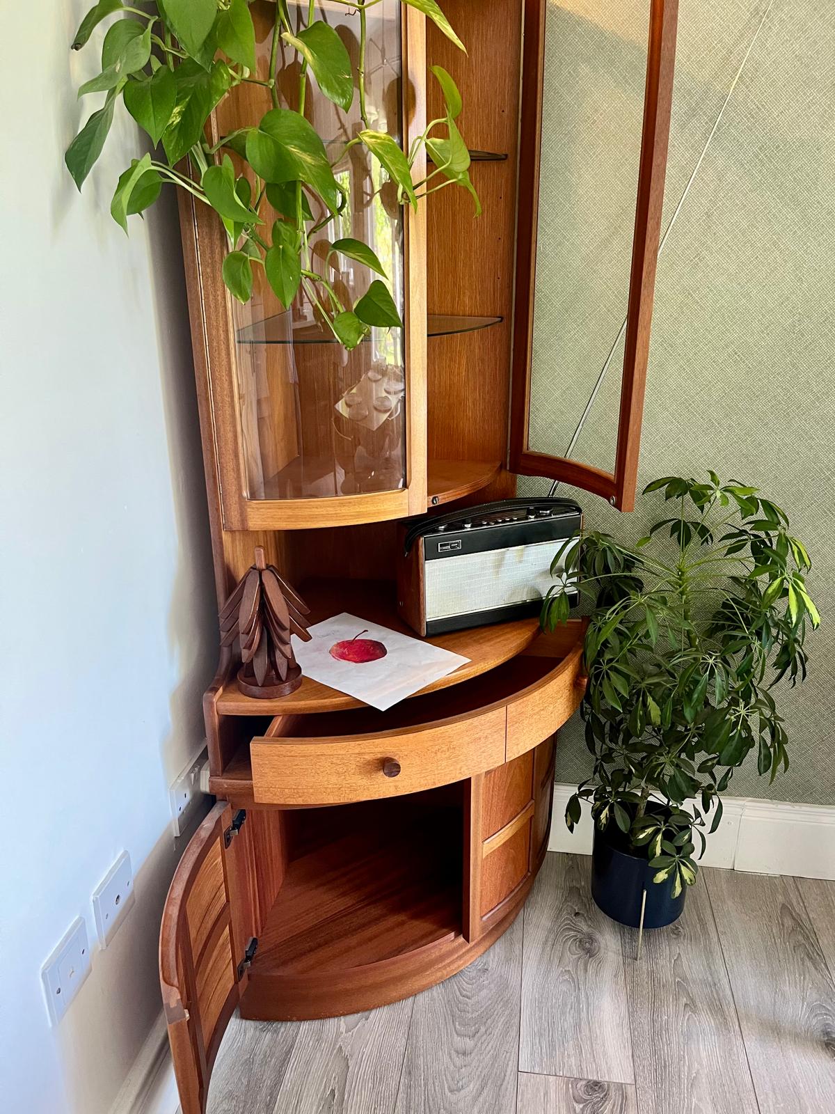 Mid Century Nathan Corner Unit by Grace & Joy Furniture
