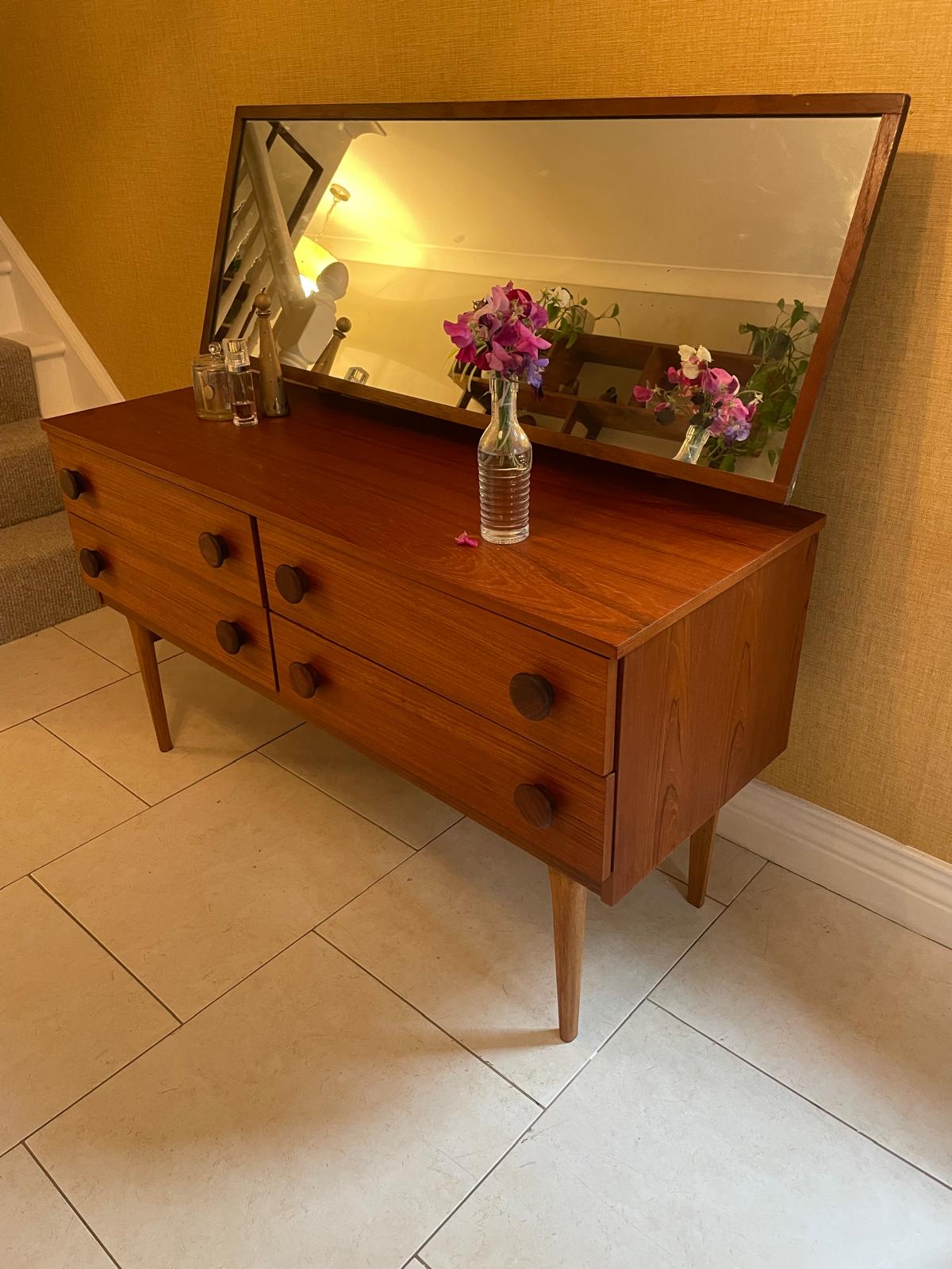 Restored Mid Century Dressing Table by Grace & Joy Furniture