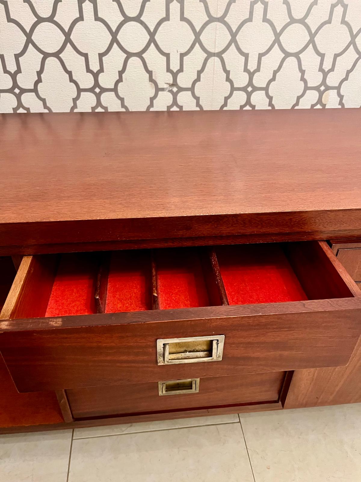 Greaves & Thomas mahogany sideboard