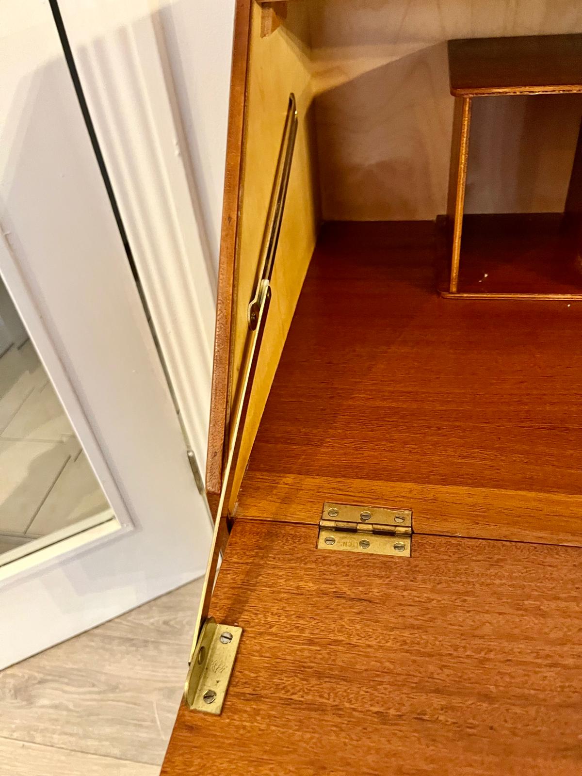 Mid-century modern petite writing bureau