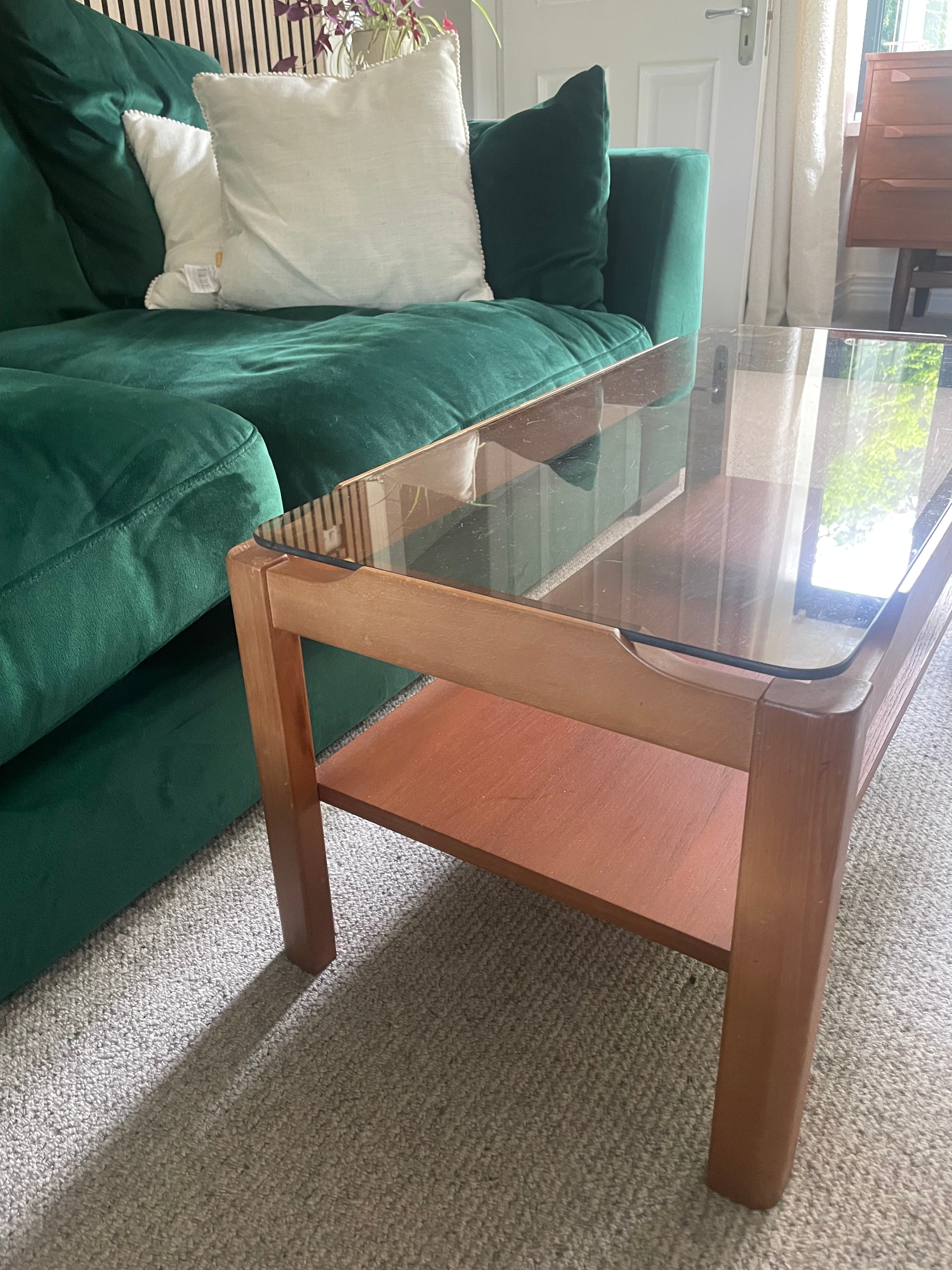 Mid century teak coffee table by Myer — Grace and Joy Furniture