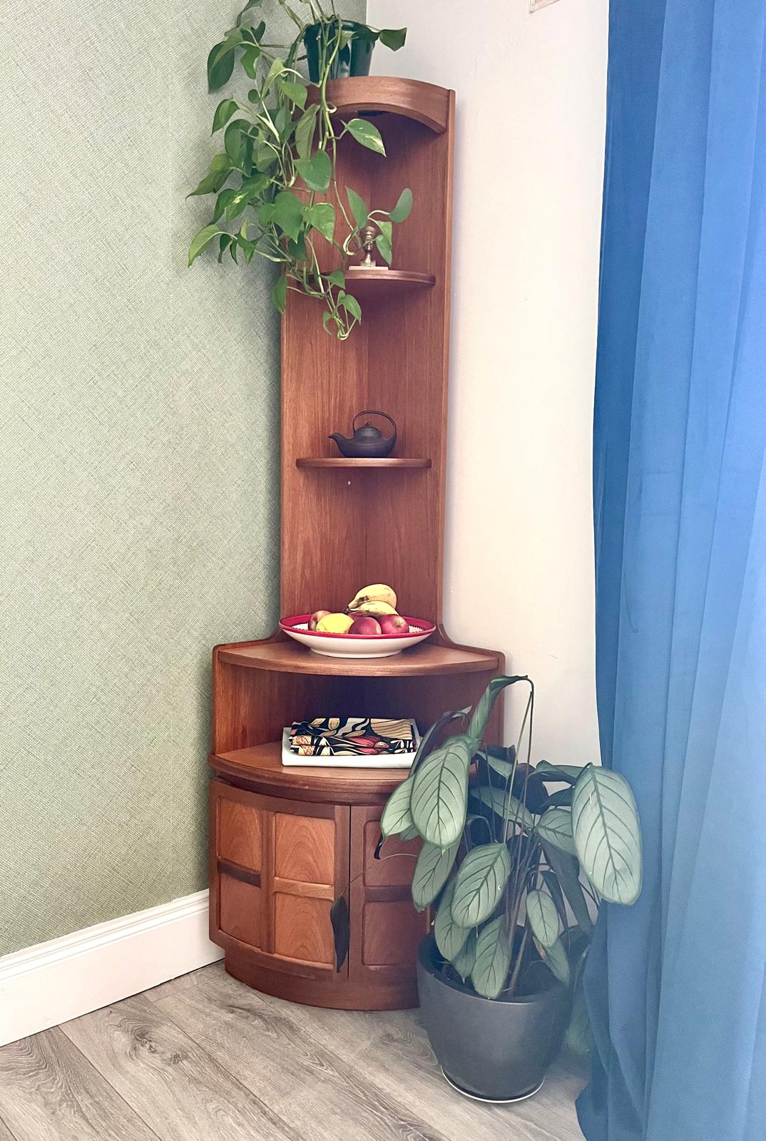 Mid Century Nathan Corner Unit by Grace & Joy Furniture