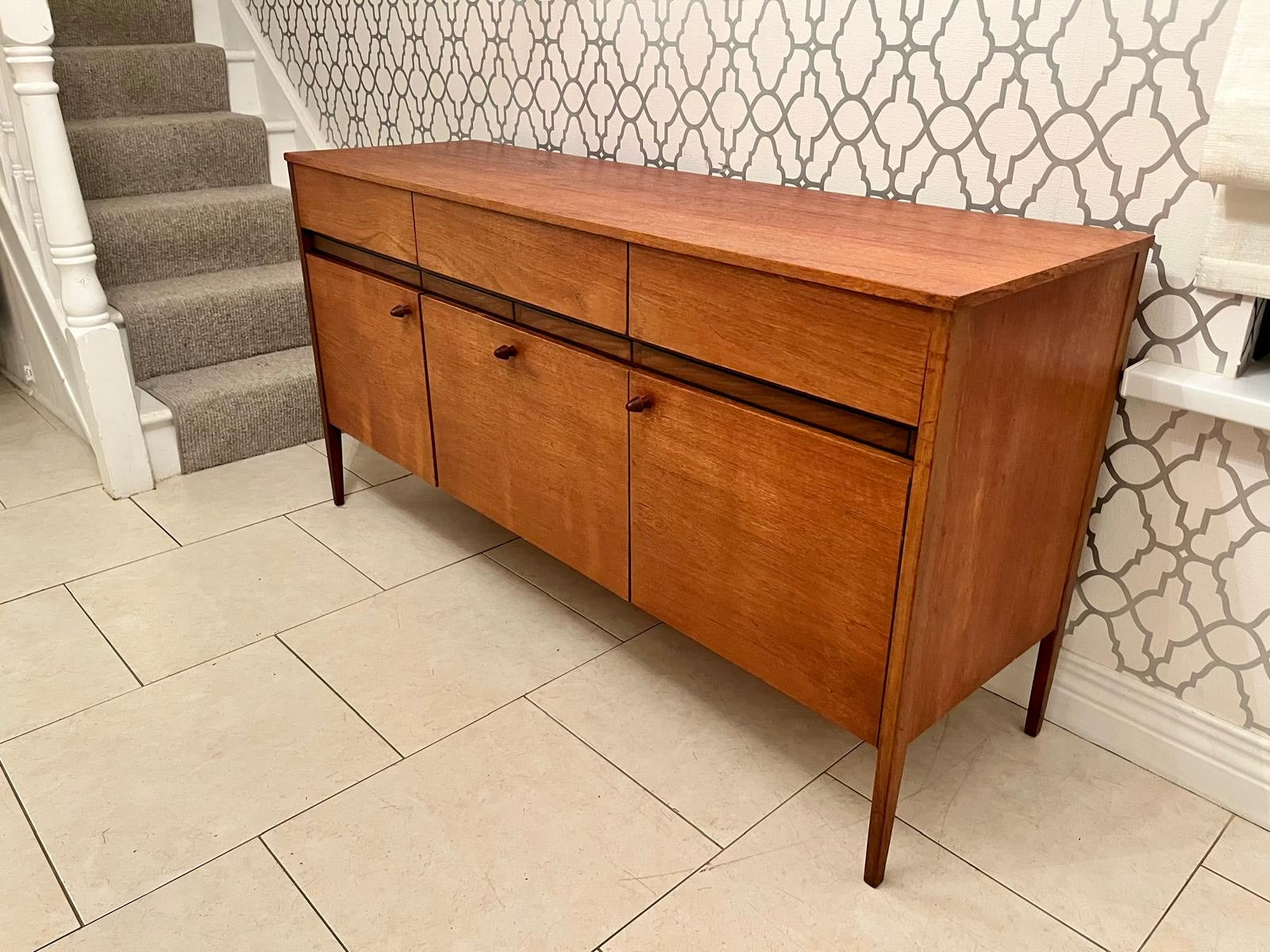 Restored mid century teak sideboard