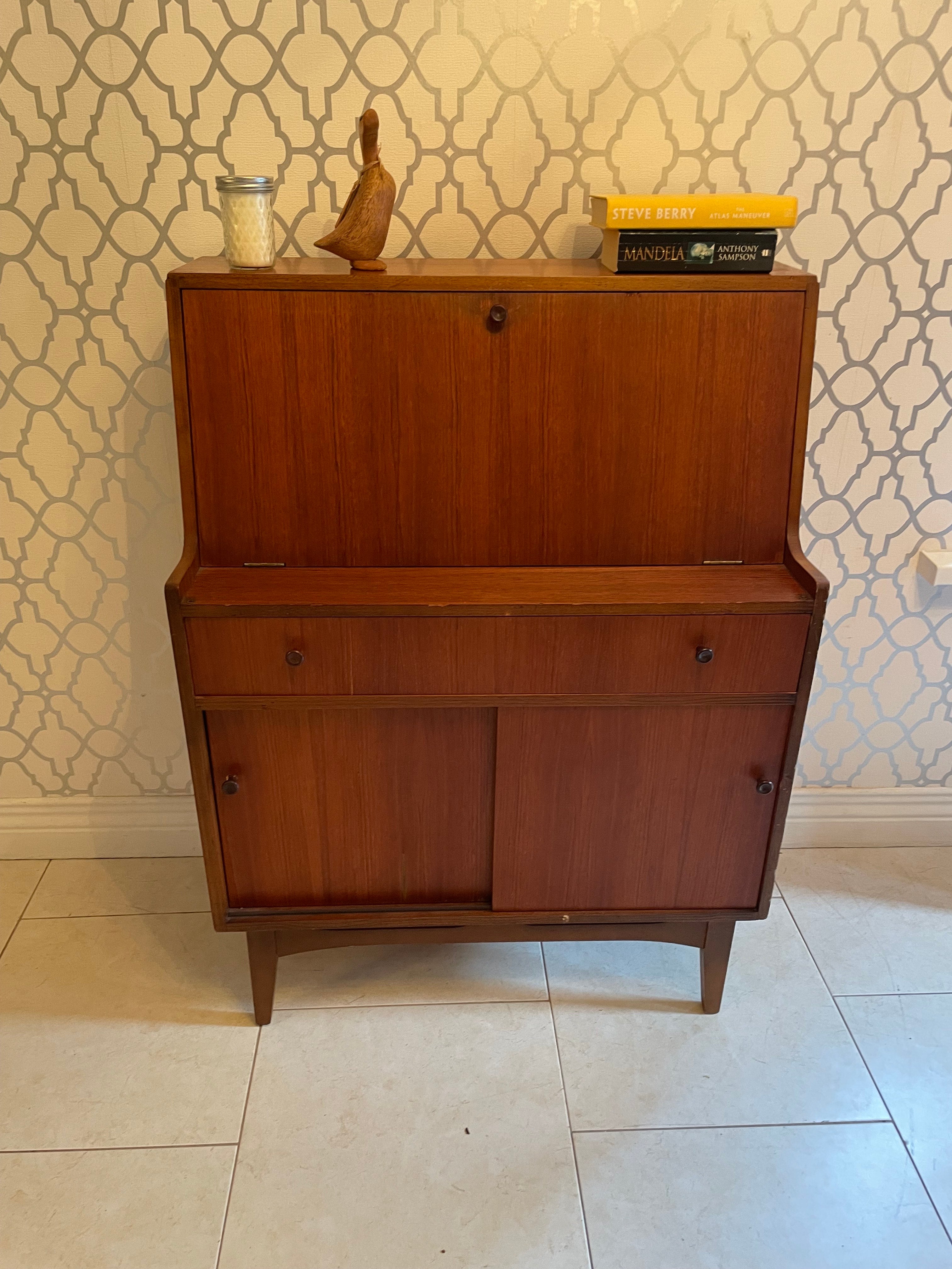 Mid century Teak Bureau