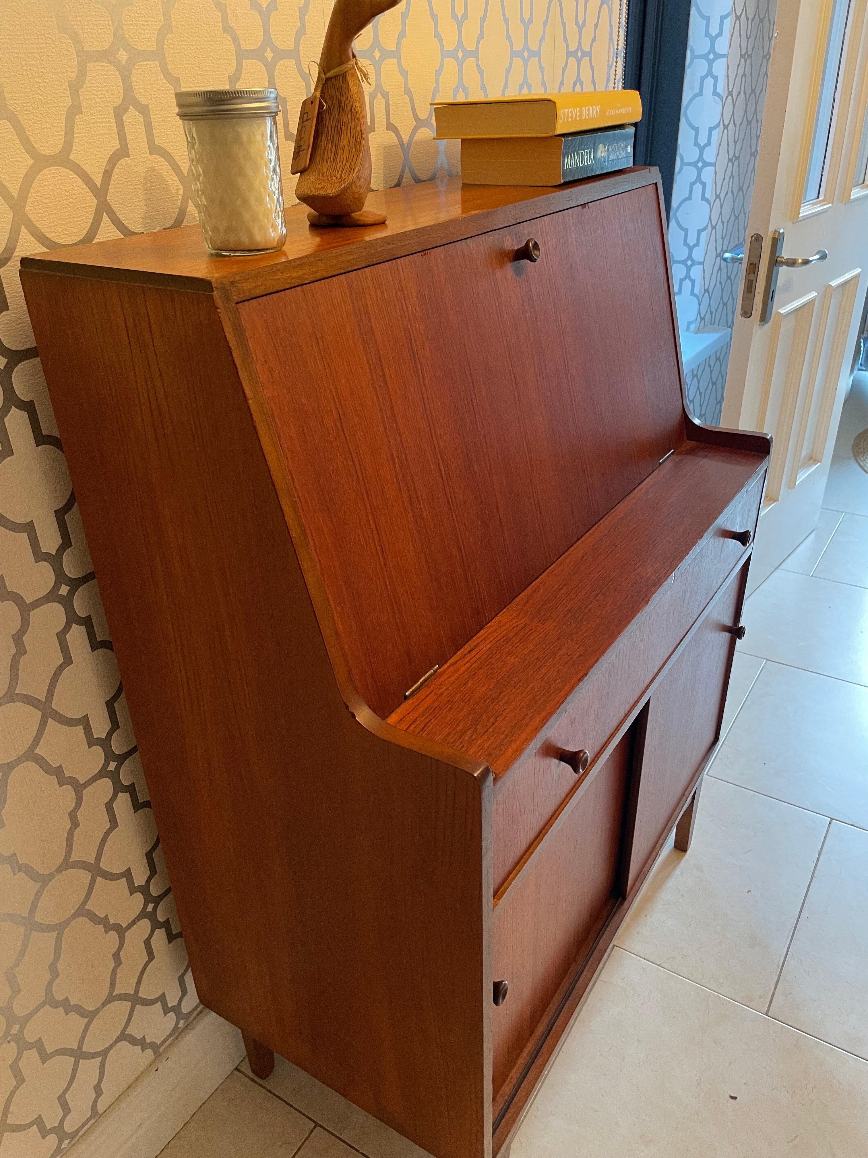 Mid century Teak Bureau
