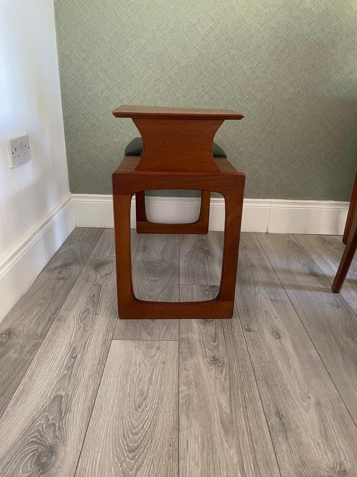 Mid century teak telephone table by Grace & Joy Furniture