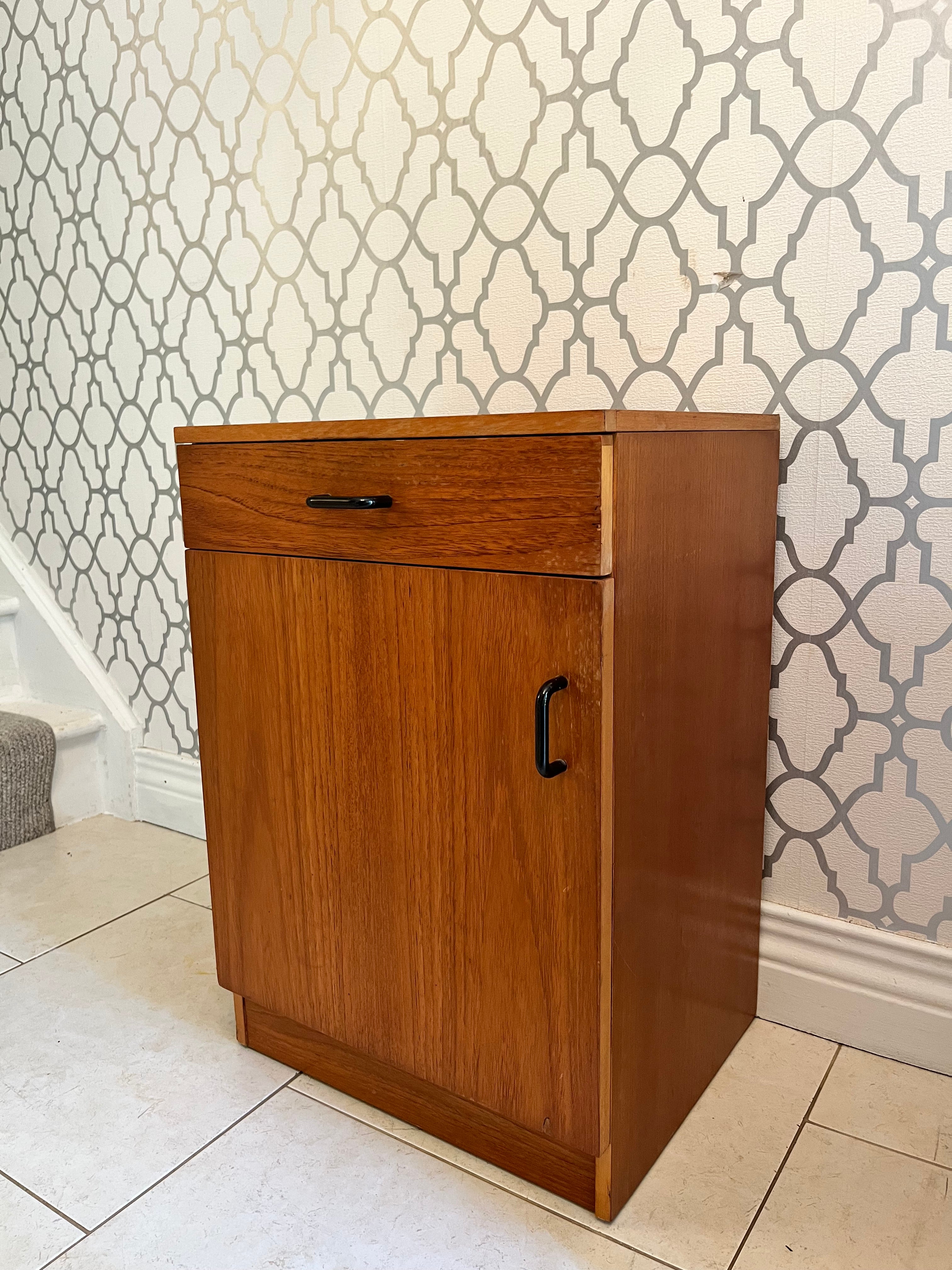 Pair of Teak bedside Cabinets