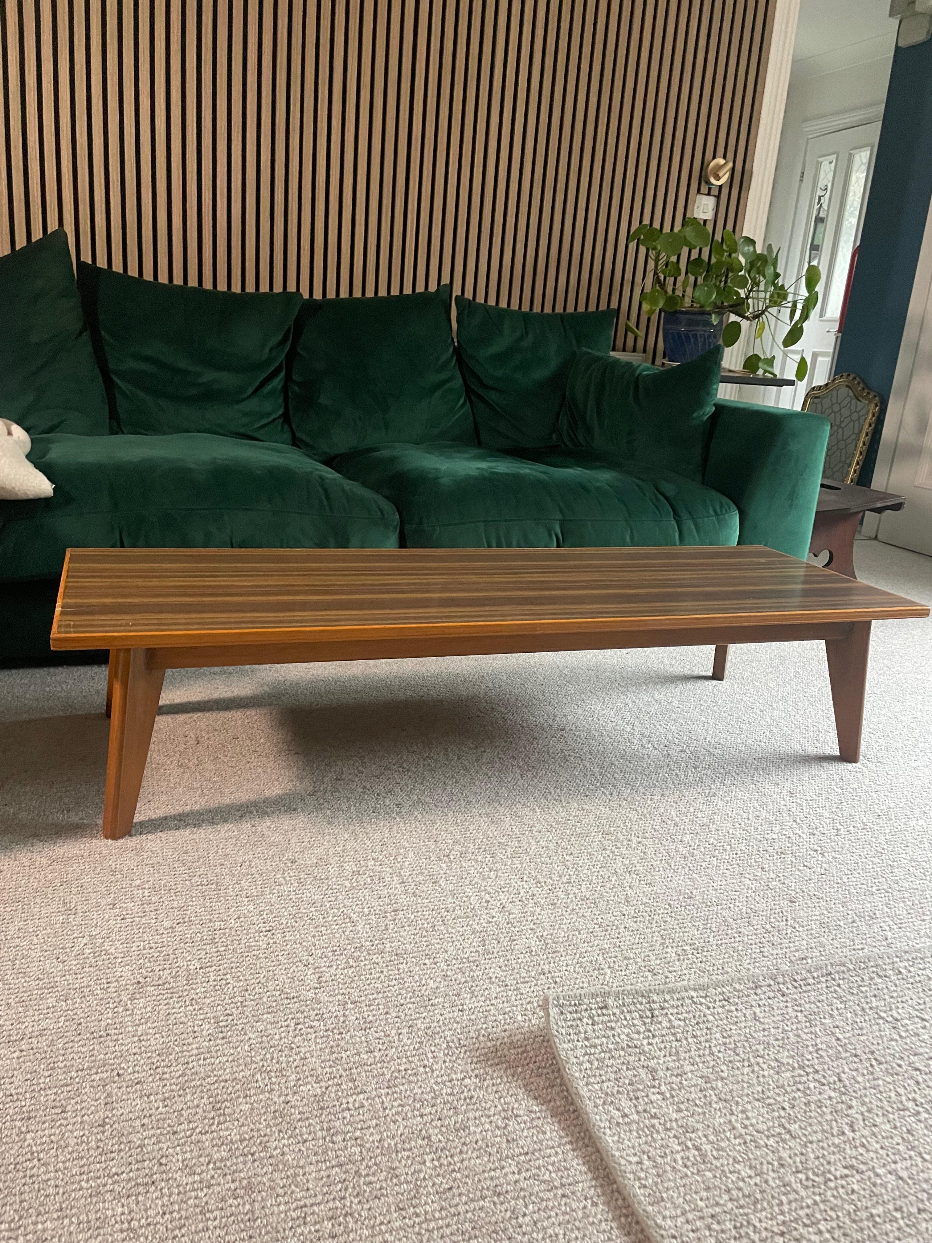 Mid century Walnut coffee table