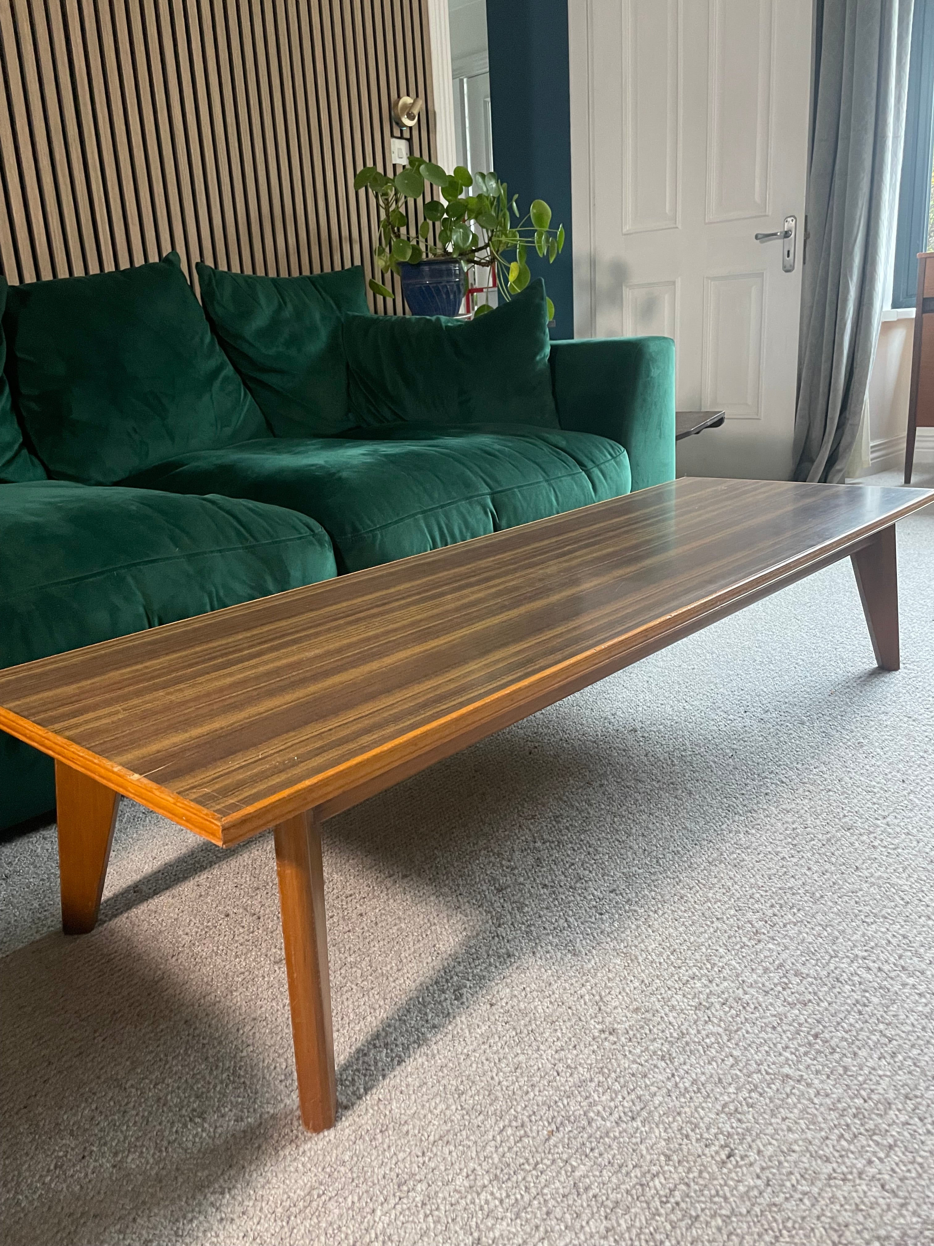 Mid century Walnut coffee table
