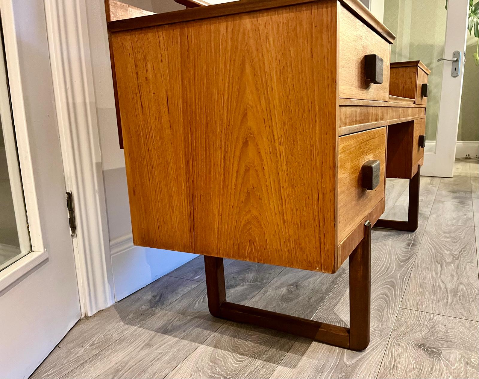 Restored retro dressing table with mirror by Grace & Joy Furniture