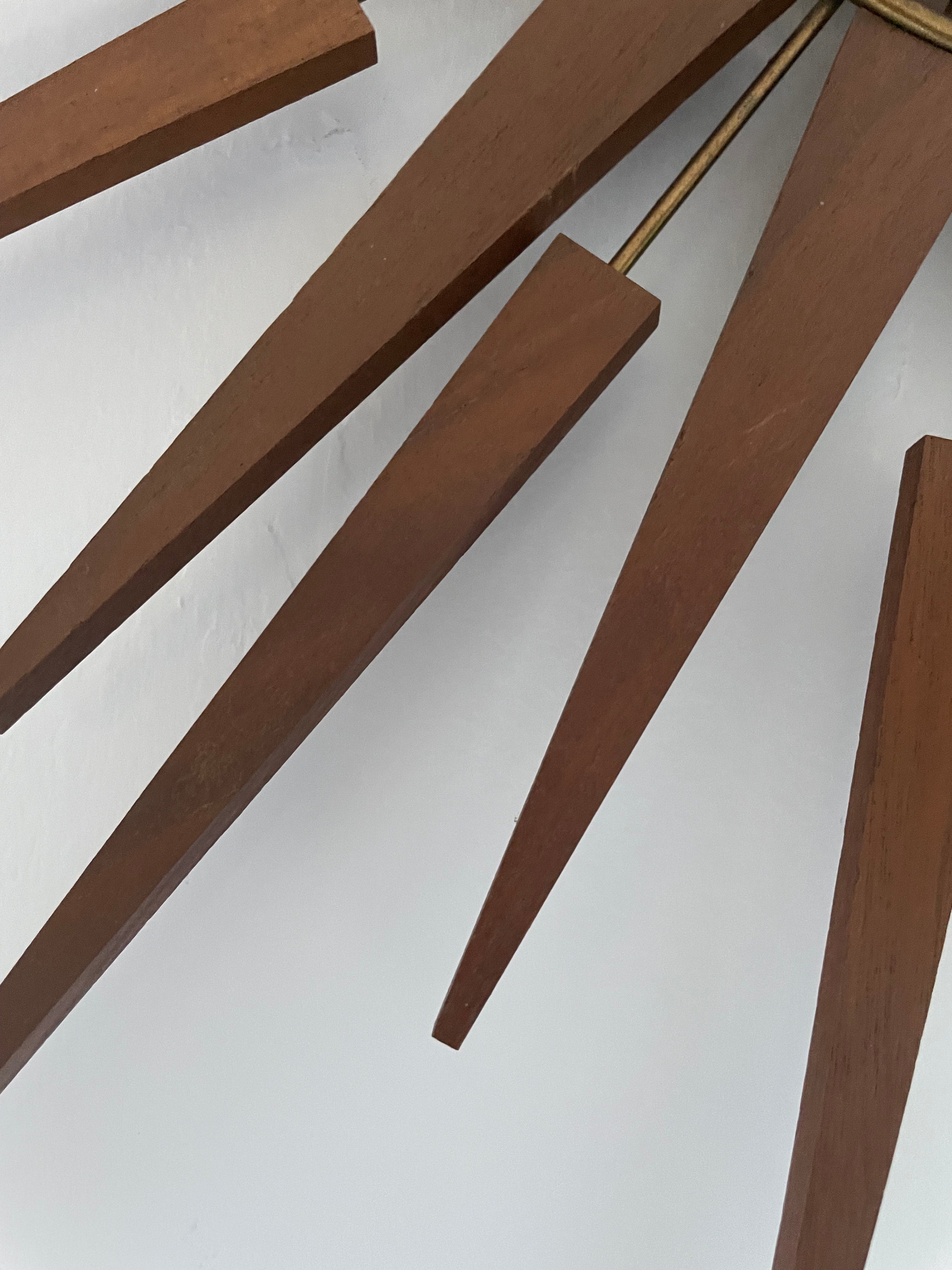 Seth Thomas Retro Sunburst Wall Clock