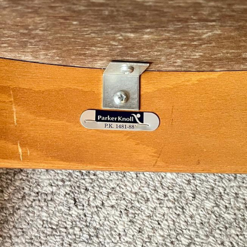 Small teak and beech coffee table by Grace & Joy