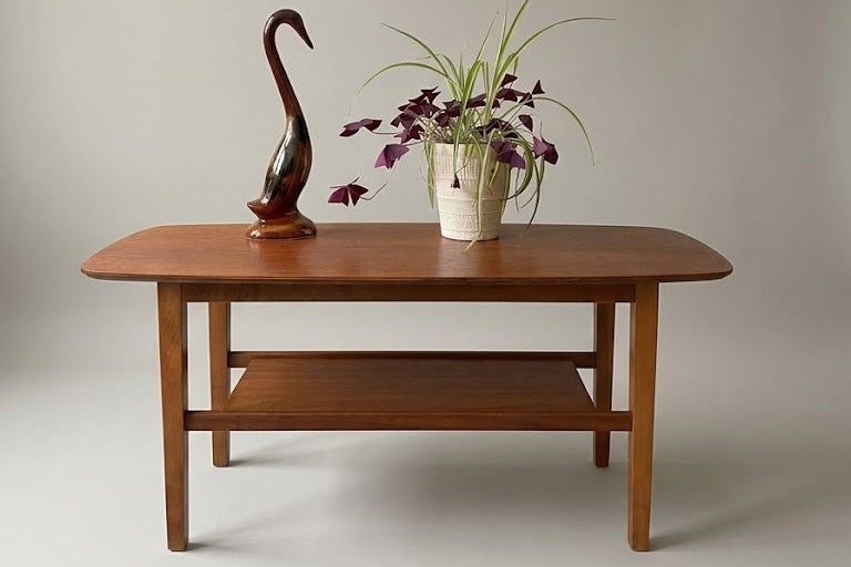 Mid century teak coffee table by Grace & Joy Furniture