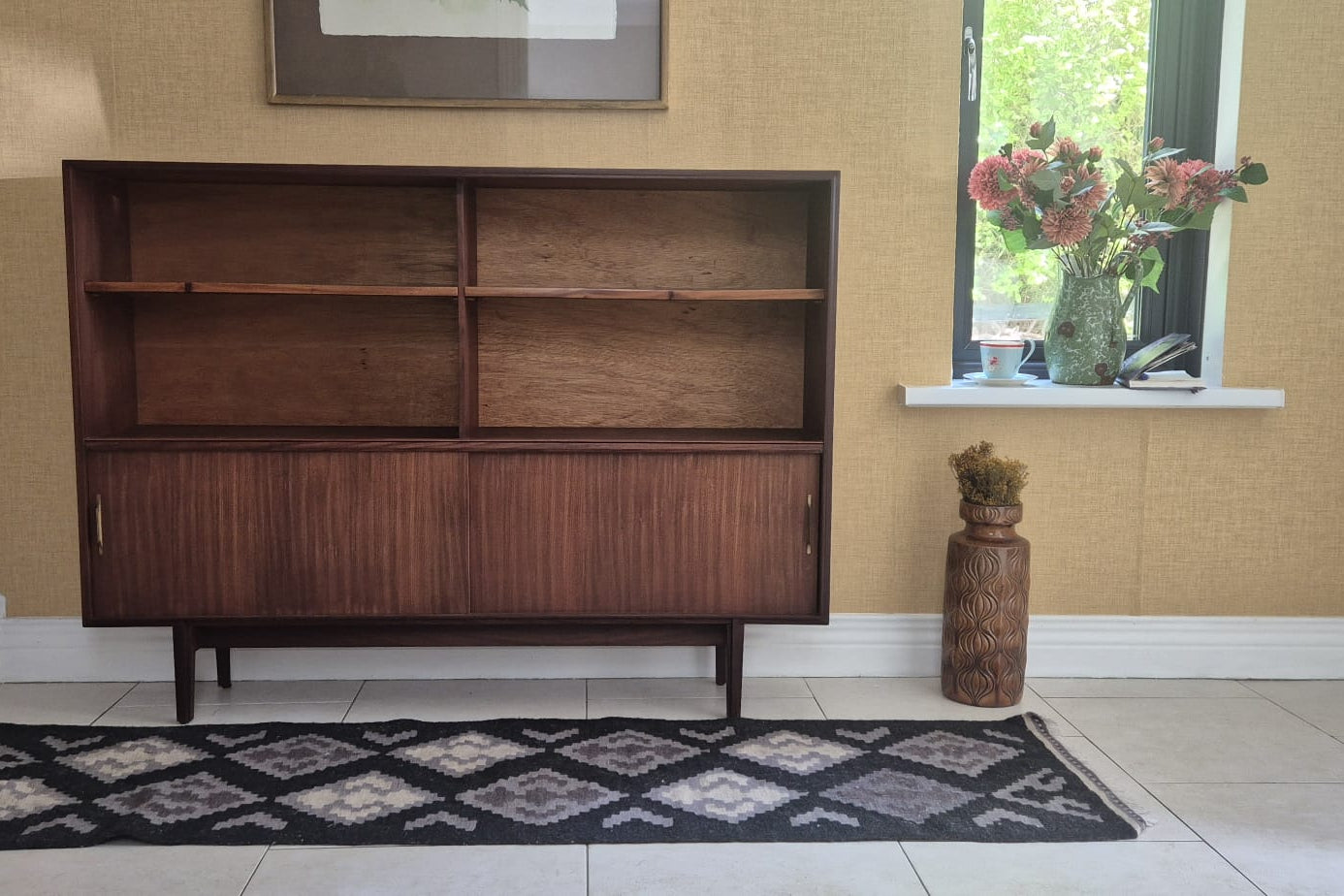 Solid Teak Multi-Width Open Bookcase by Robert Heritage for Beaver & Tapley, C.1960.