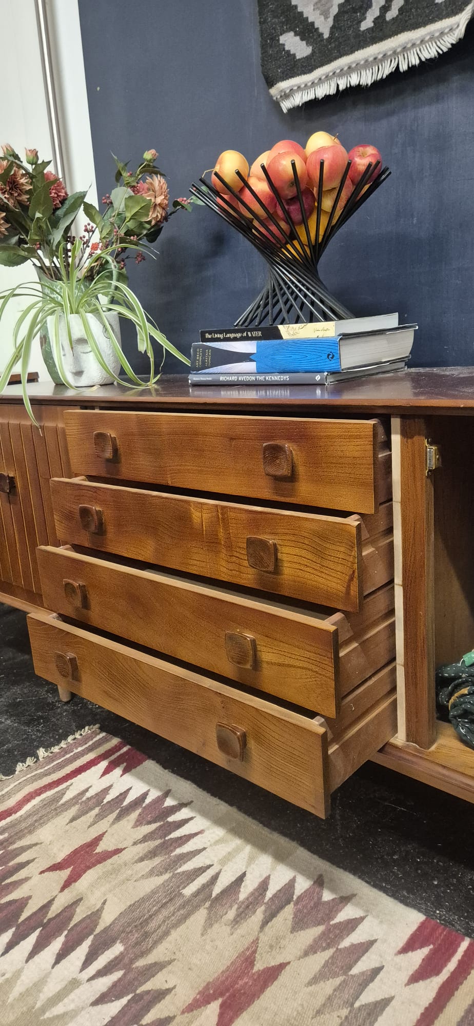 Stained Elm Sideboard by Bristow & Townsend