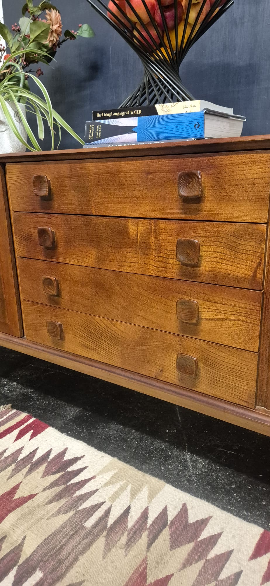 Stained Elm Sideboard by Bristow & Townsend