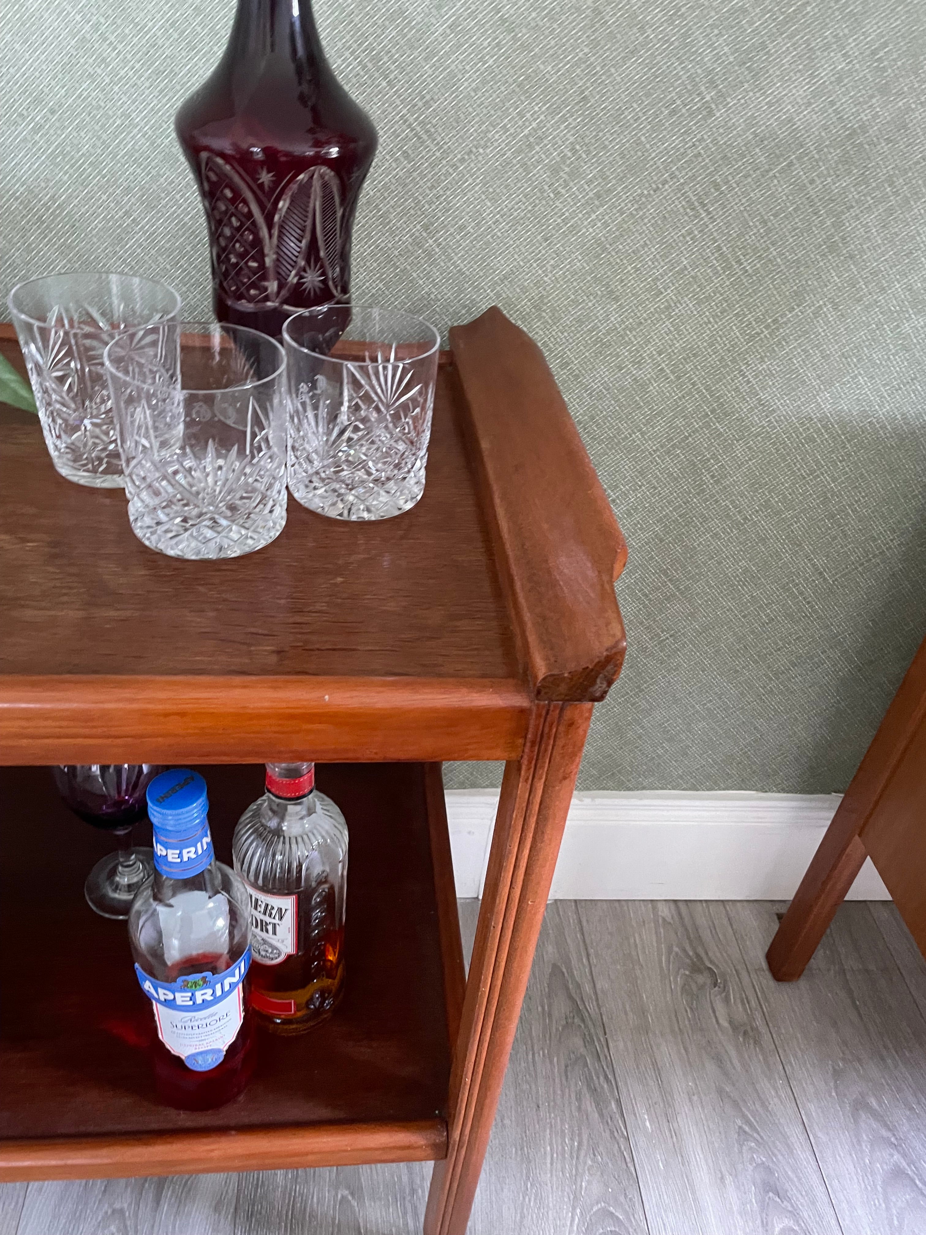Mid Century Teak & beech drink trolley by Grace & Joy Furniture