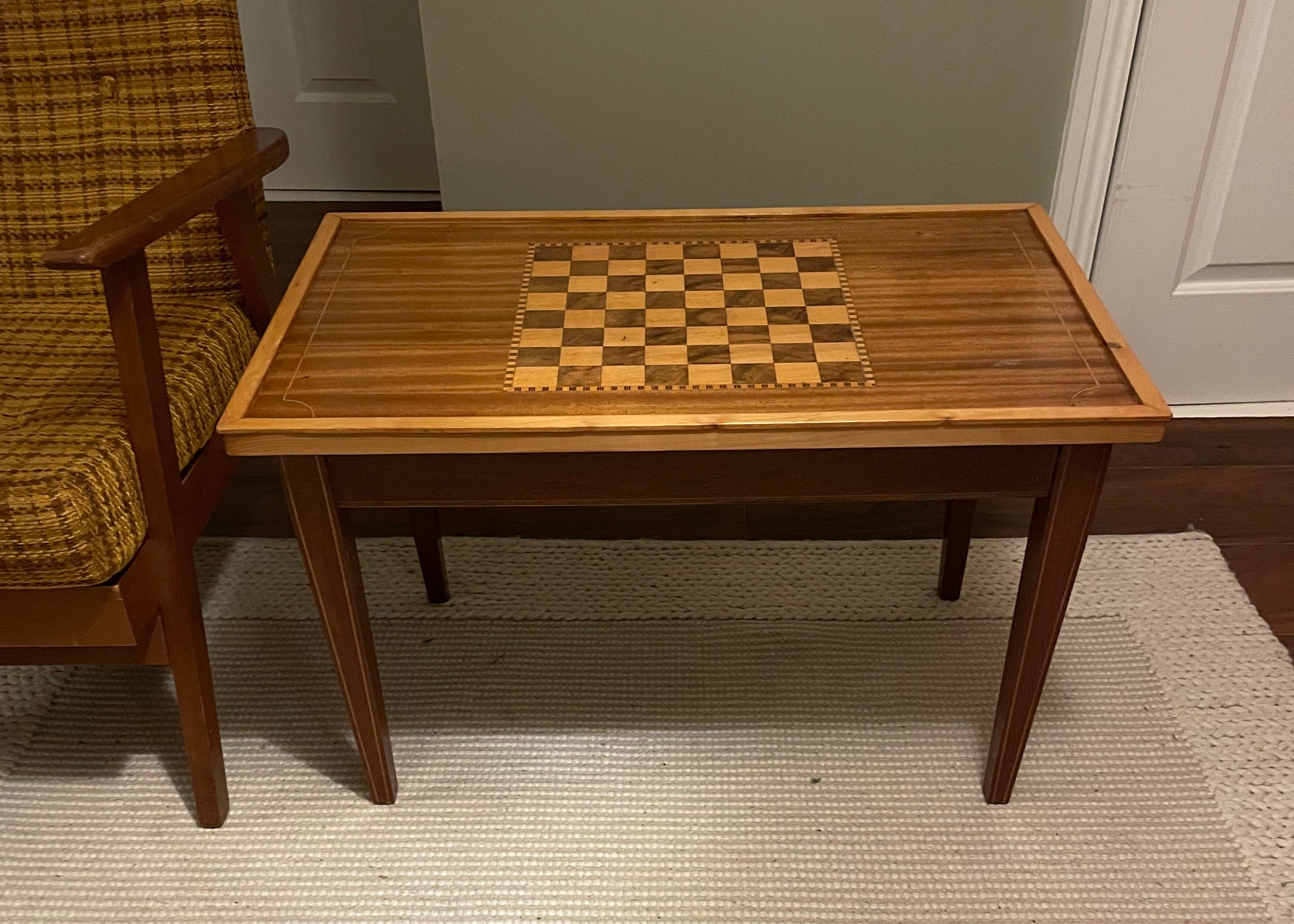 Vintage chess table