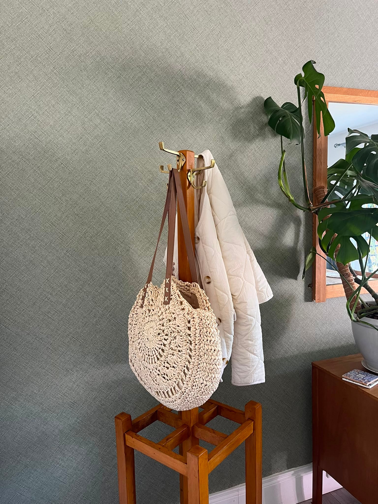 arts and crafts hallway coat and umbrella stand by Grace & Joy Furniture.