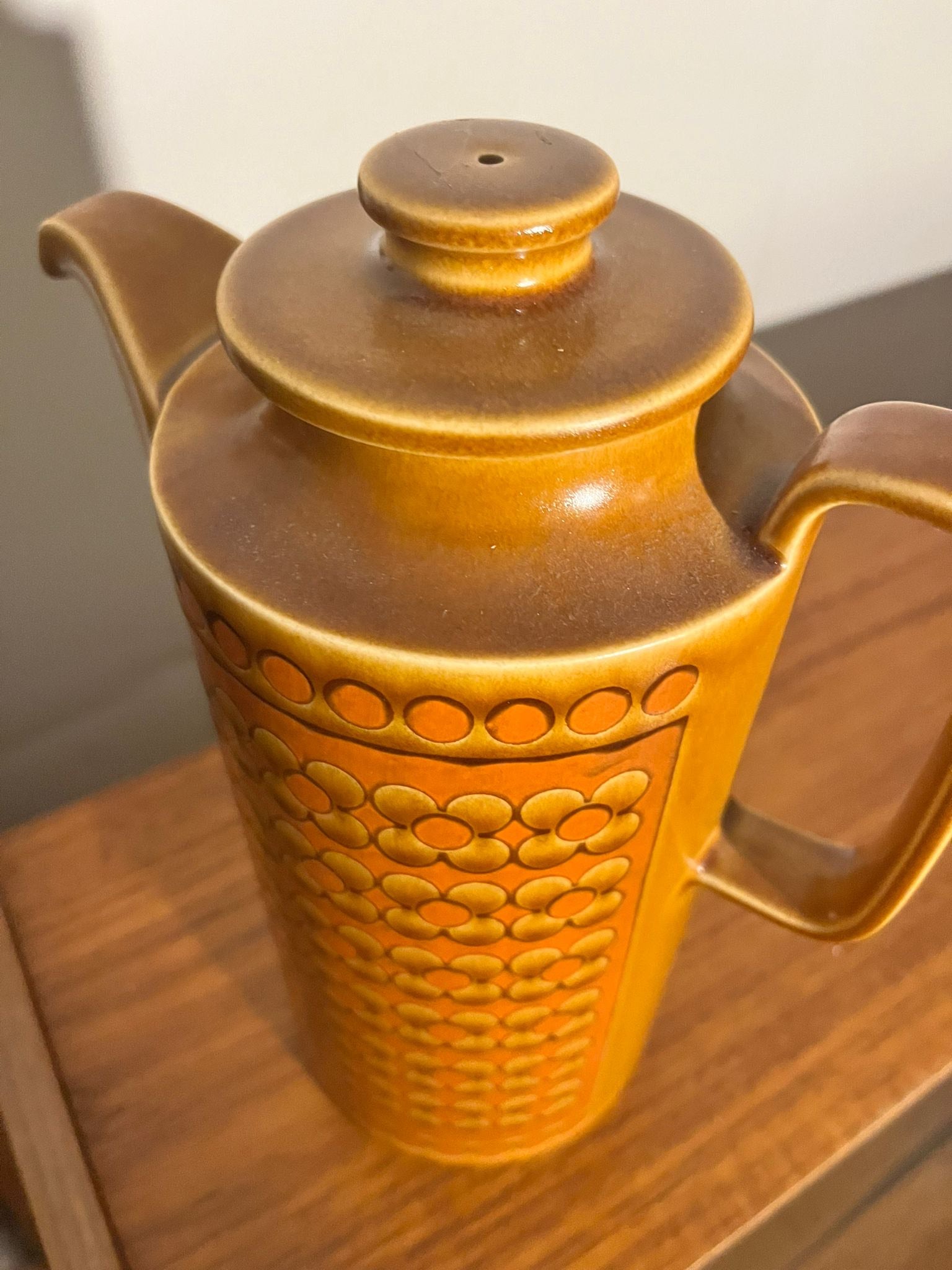 Vintage Hornsea pottery coffee pot