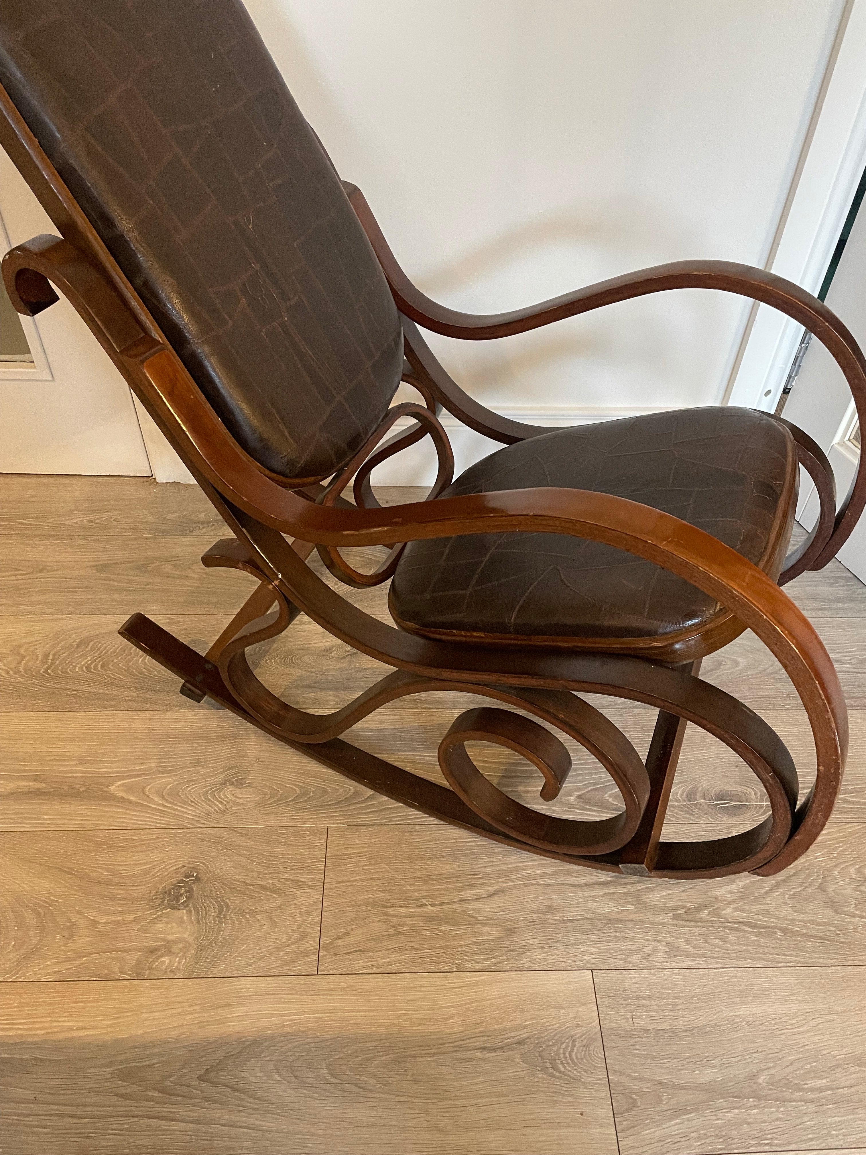 Vintage Thonet style bentwood Rocking Chair